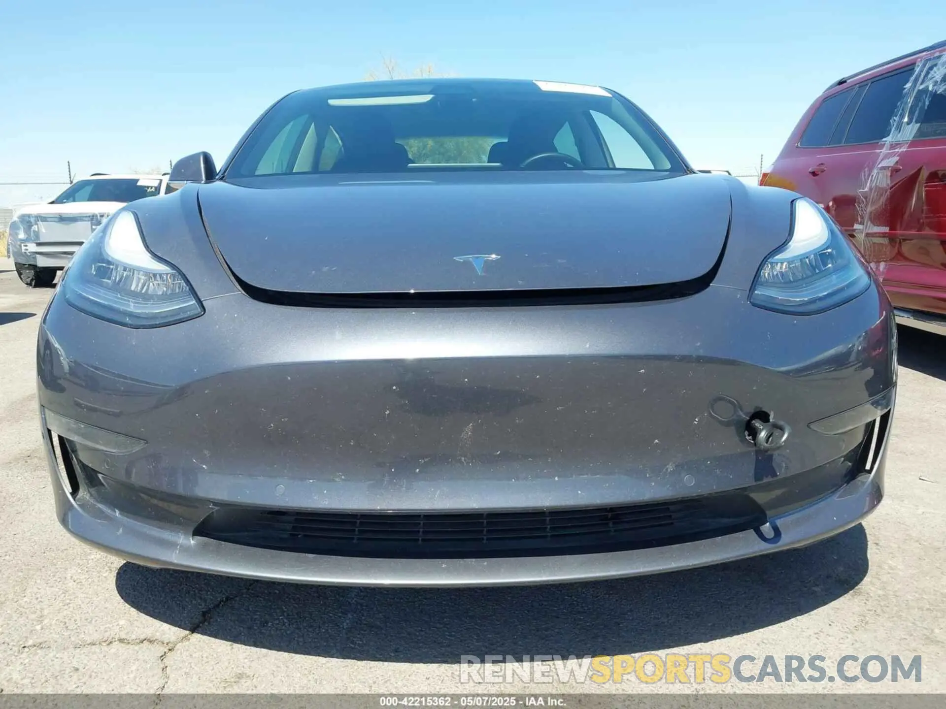 13 fotografías del automóvil dañado 5YJ3E1EB9KF386047 TESLA MODEL 3 2019