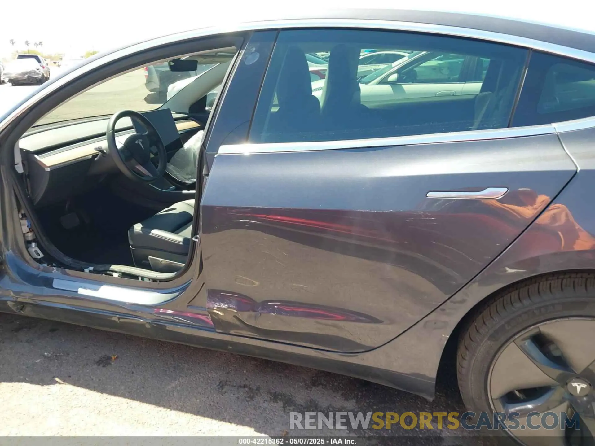 15 fotografías del automóvil dañado 5YJ3E1EB9KF386047 TESLA MODEL 3 2019