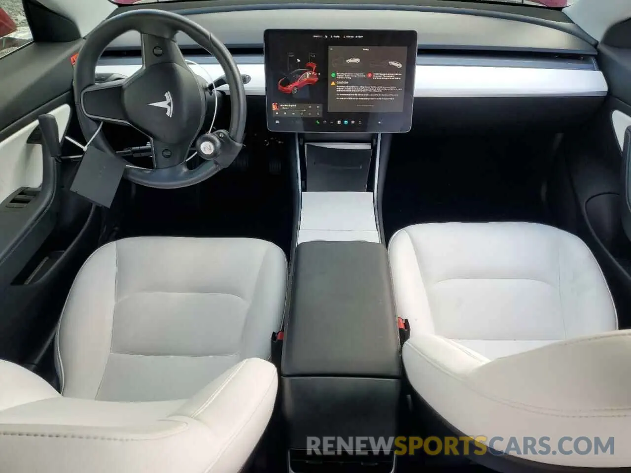 8 fotografías del automóvil dañado 5YJ3E1EB9KF391877 TESLA MODEL 3 2019