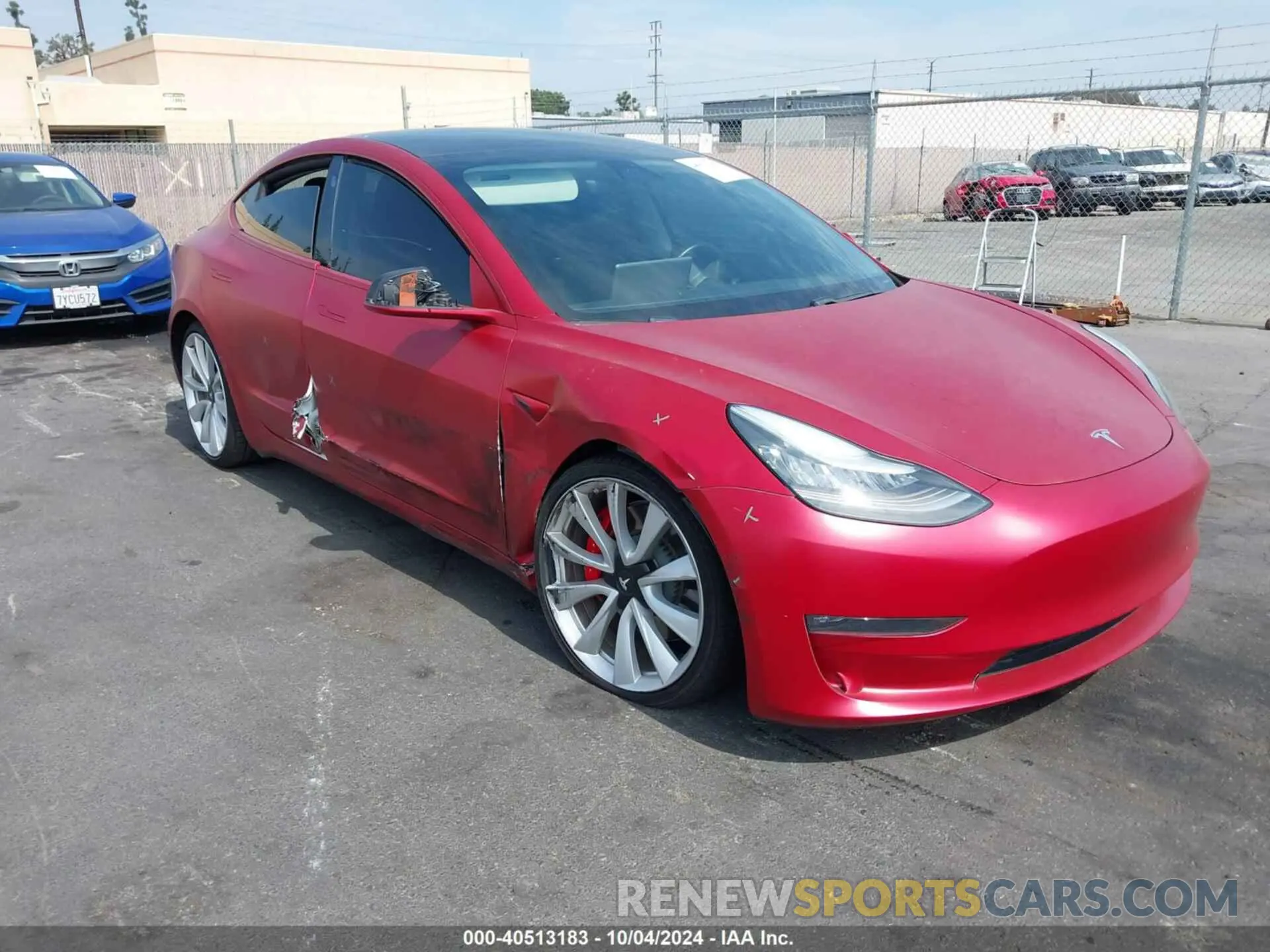 1 fotografías del automóvil dañado 5YJ3E1EB9KF413635 TESLA MODEL 3 2019