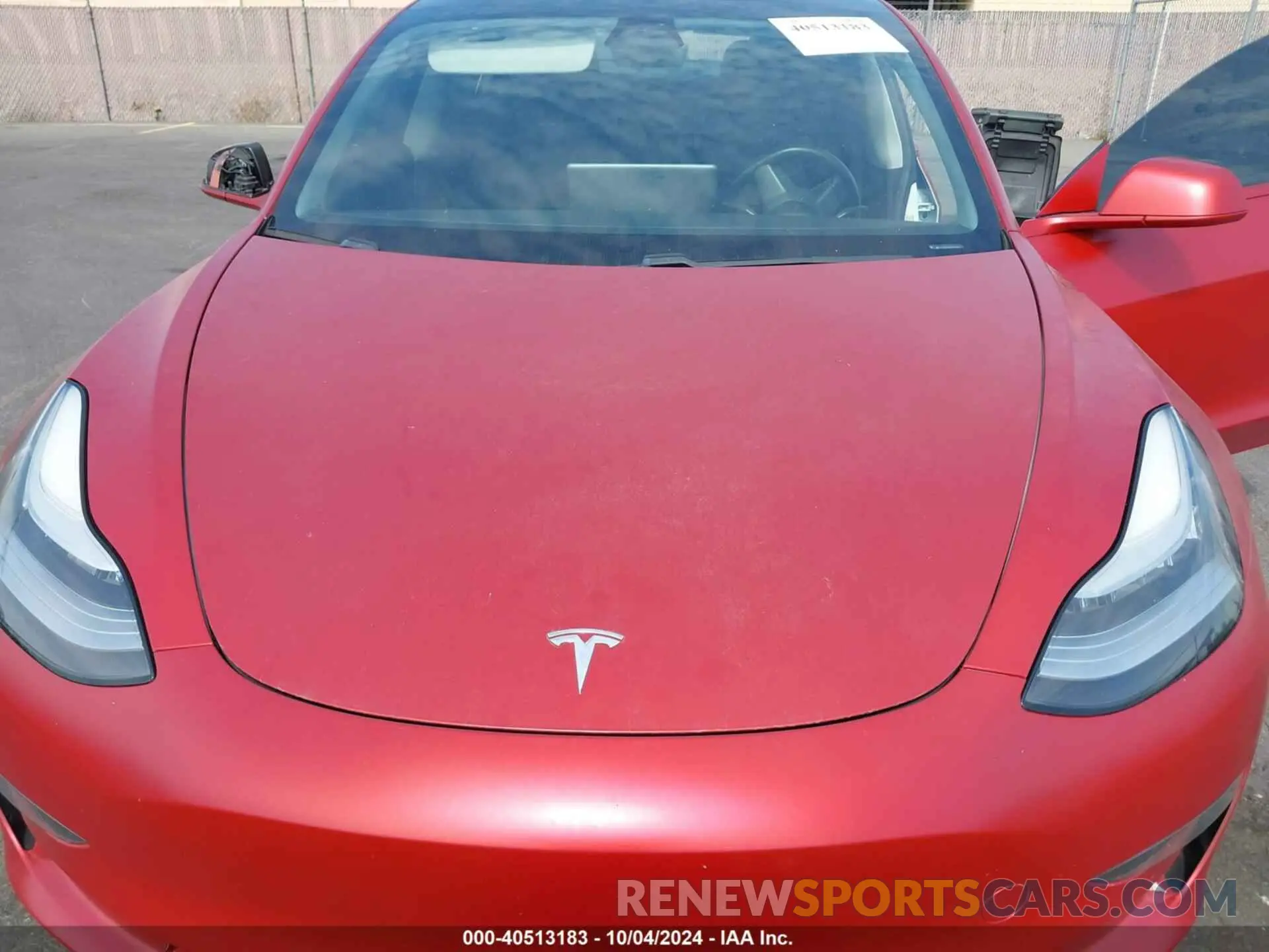 10 fotografías del automóvil dañado 5YJ3E1EB9KF413635 TESLA MODEL 3 2019