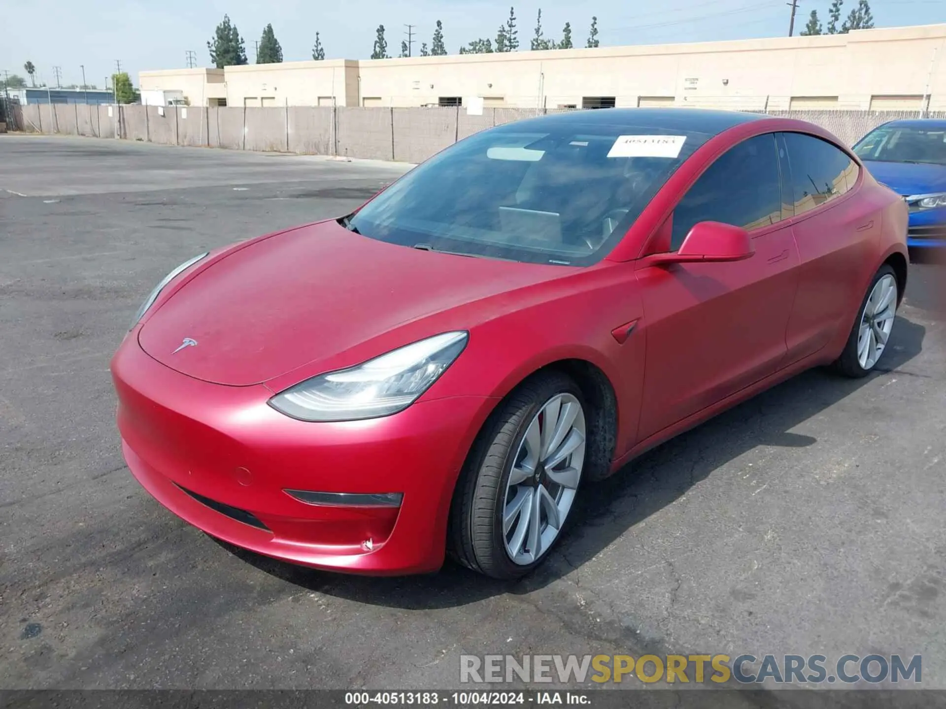 2 fotografías del automóvil dañado 5YJ3E1EB9KF413635 TESLA MODEL 3 2019