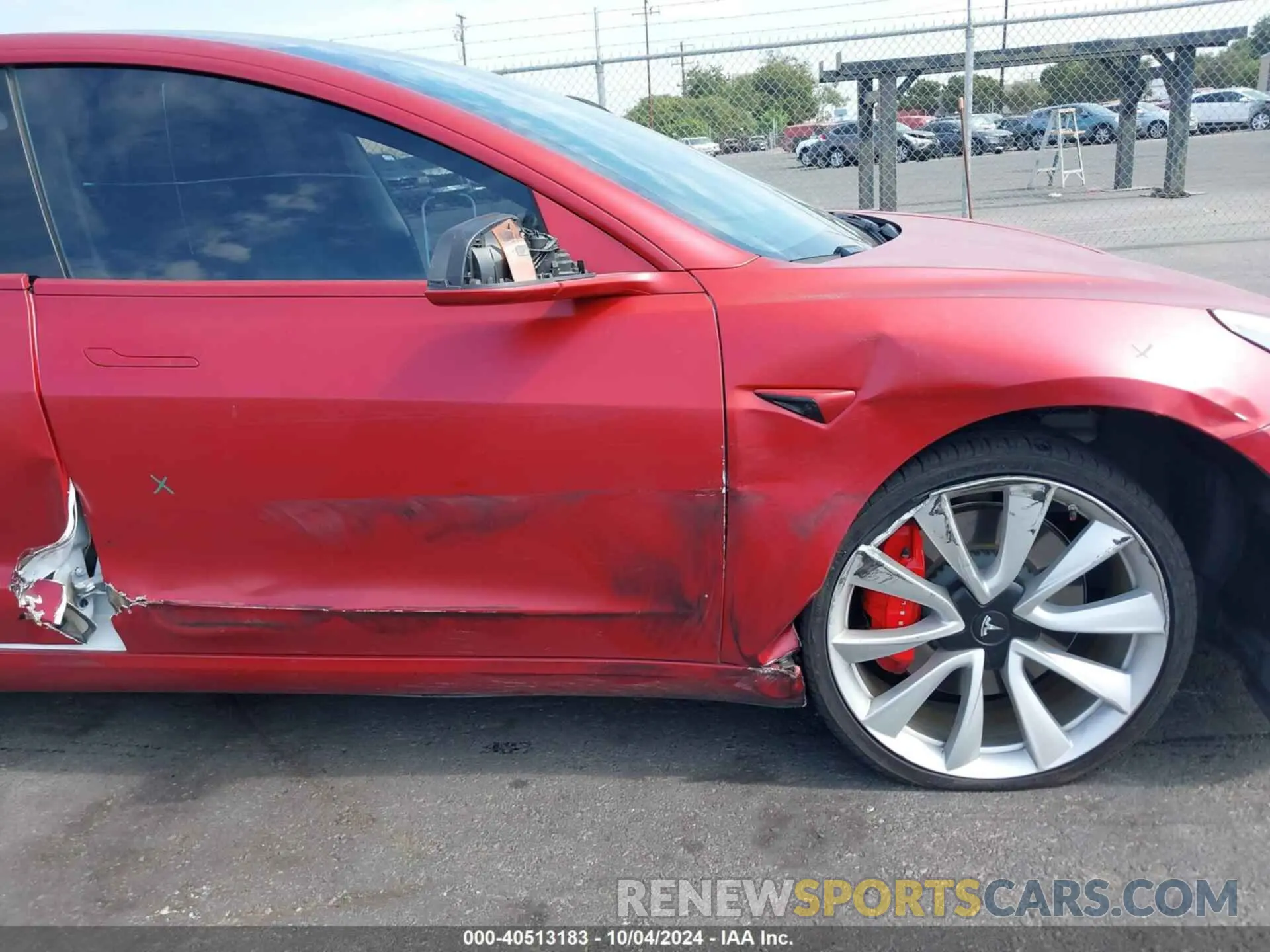 6 fotografías del automóvil dañado 5YJ3E1EB9KF413635 TESLA MODEL 3 2019