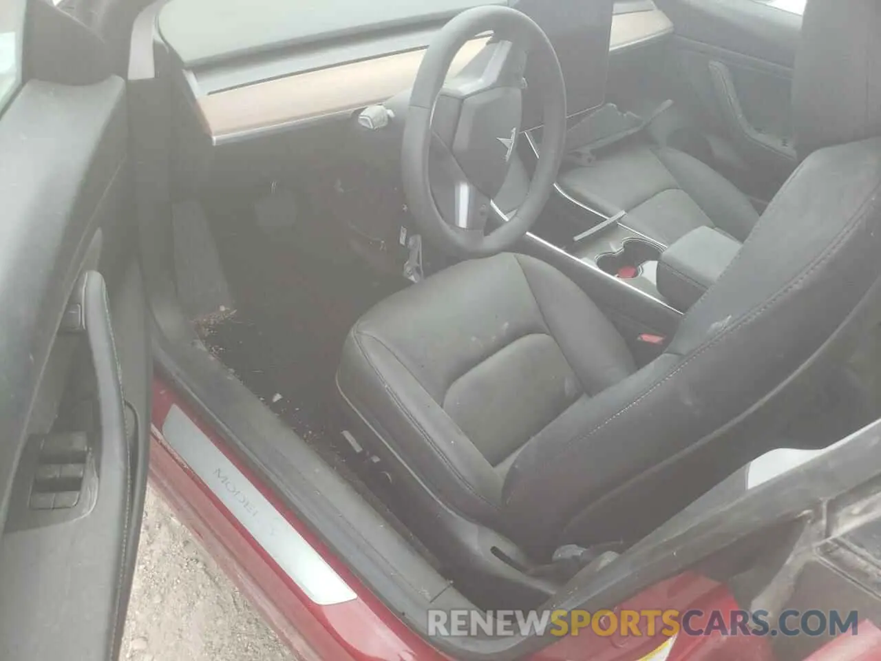 8 fotografías del automóvil dañado 5YJ3E1EB9KF418205 TESLA MODEL 3 2019