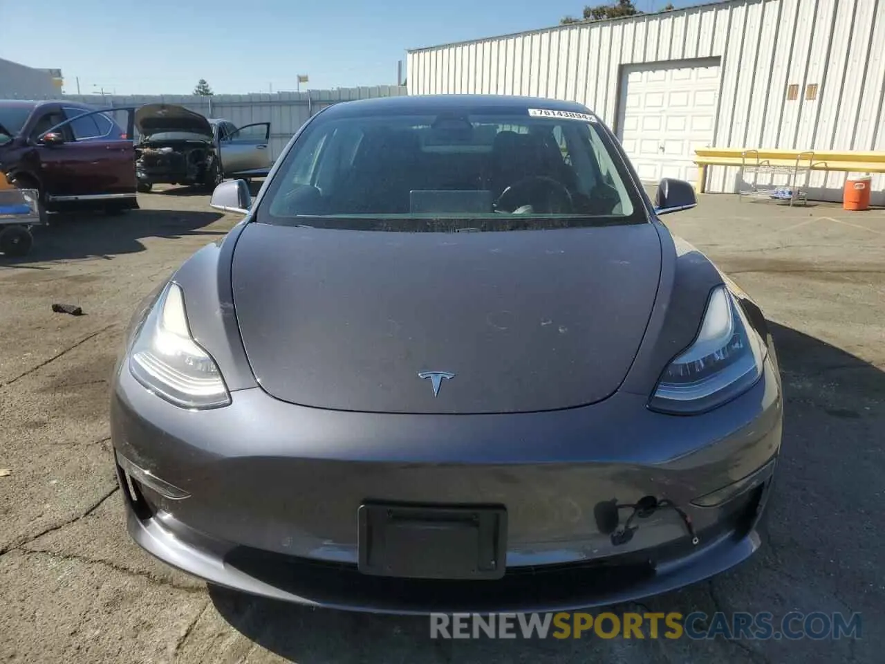 5 fotografías del automóvil dañado 5YJ3E1EB9KF432492 TESLA MODEL 3 2019