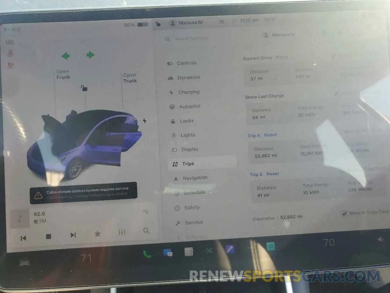 9 fotografías del automóvil dañado 5YJ3E1EB9KF432492 TESLA MODEL 3 2019