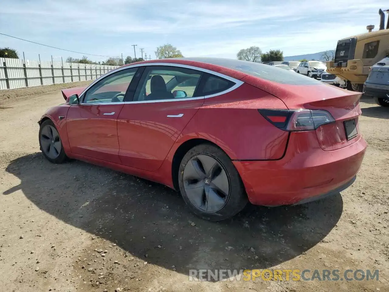 2 fotografías del automóvil dañado 5YJ3E1EB9KF432850 TESLA MODEL 3 2019
