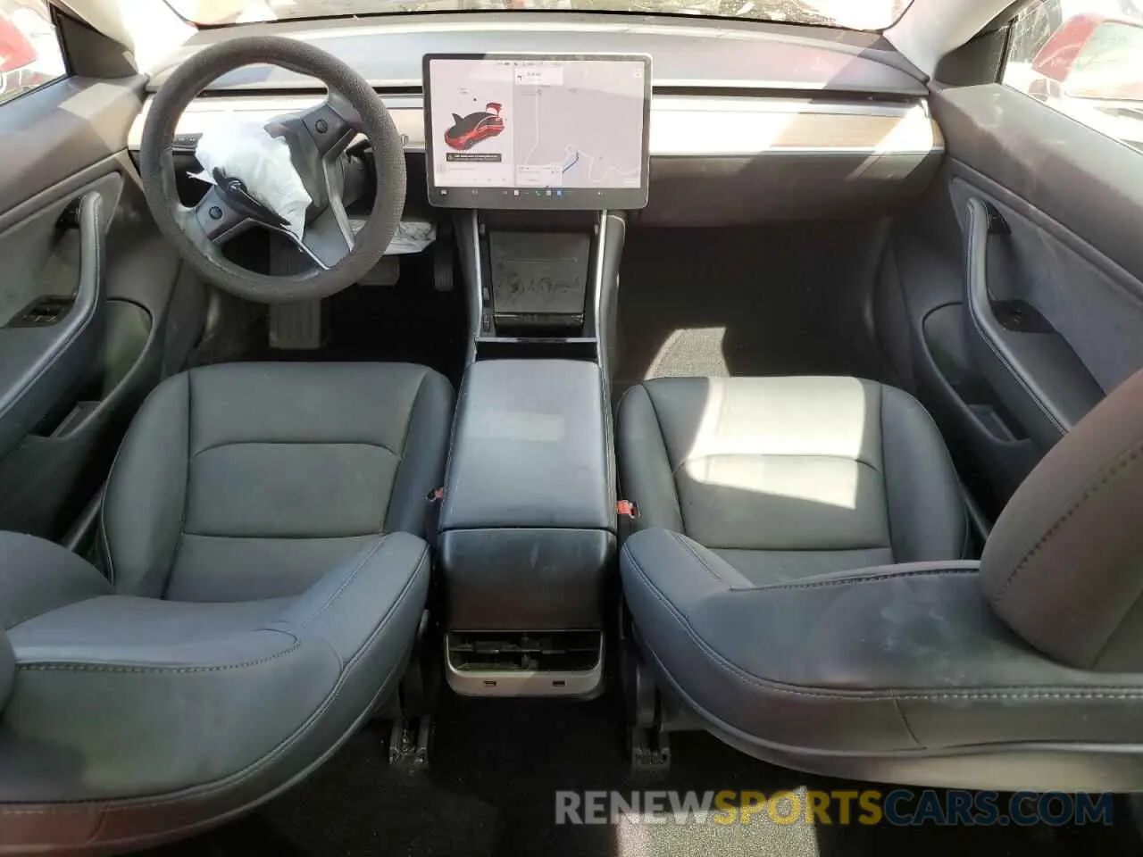 8 fotografías del automóvil dañado 5YJ3E1EB9KF432850 TESLA MODEL 3 2019