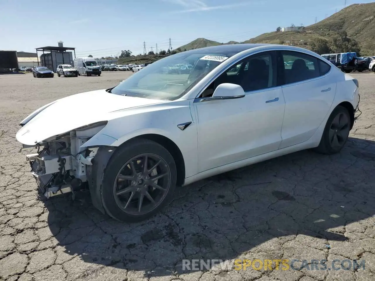 1 fotografías del automóvil dañado 5YJ3E1EB9KF436963 TESLA MODEL 3 2019
