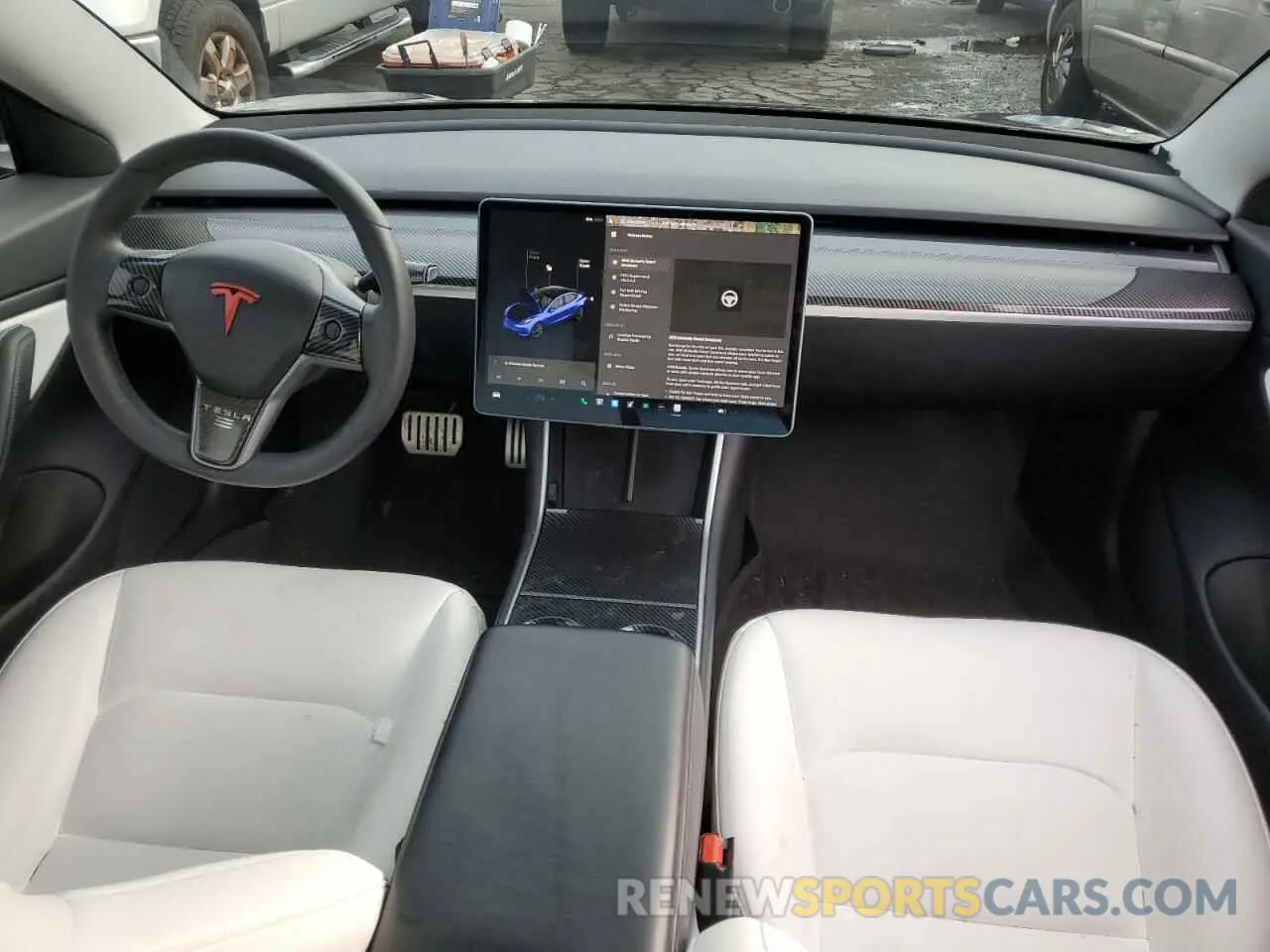 8 fotografías del automóvil dañado 5YJ3E1EB9KF440365 TESLA MODEL 3 2019