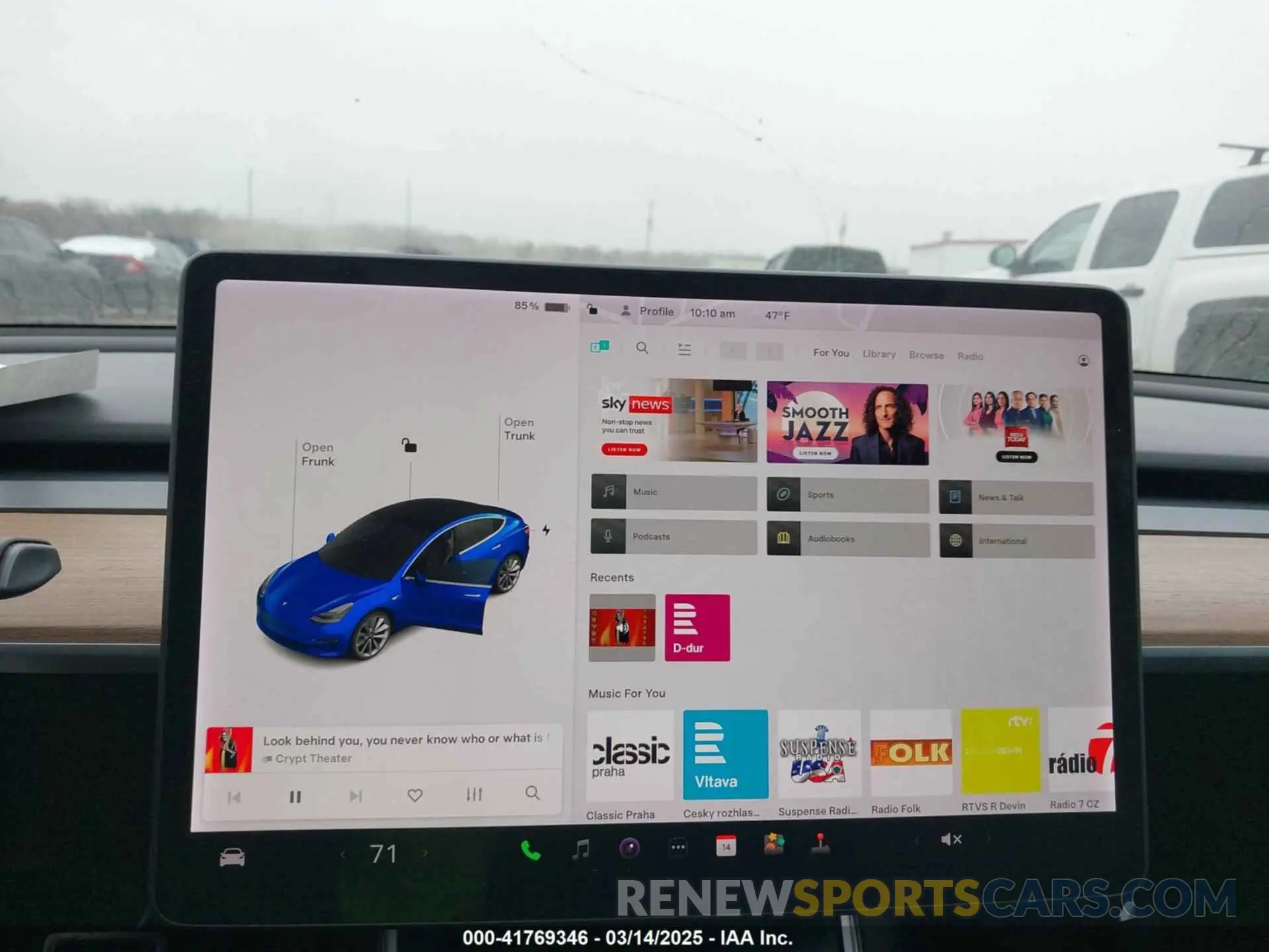 18 fotografías del automóvil dañado 5YJ3E1EB9KF454007 TESLA MODEL 3 2019