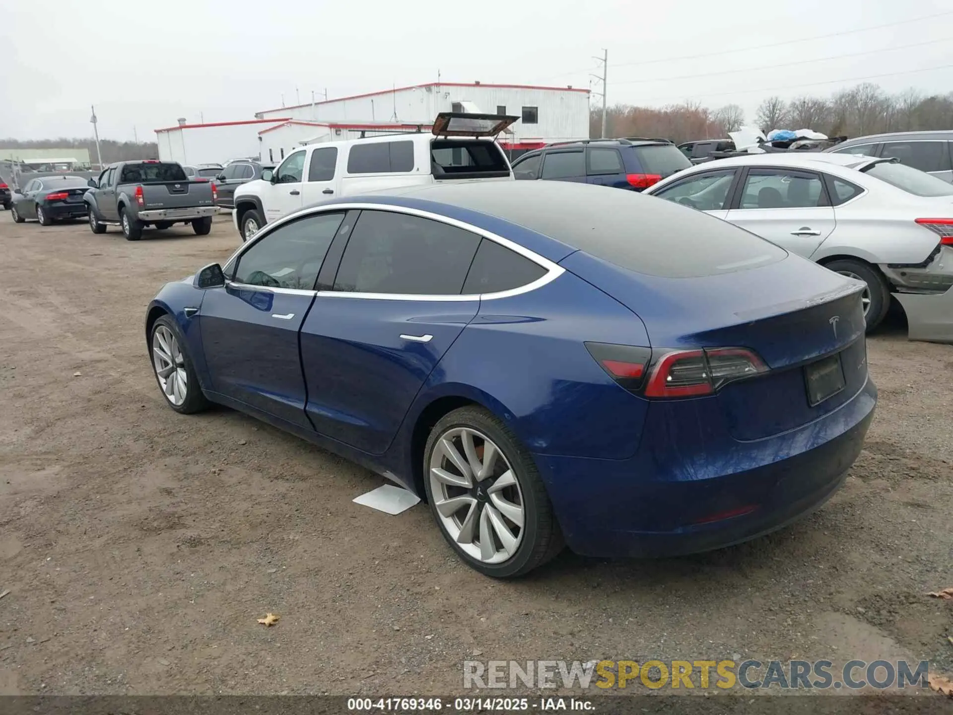 3 fotografías del automóvil dañado 5YJ3E1EB9KF454007 TESLA MODEL 3 2019