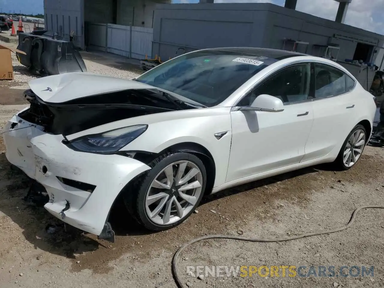 1 fotografías del automóvil dañado 5YJ3E1EB9KF469445 TESLA MODEL 3 2019