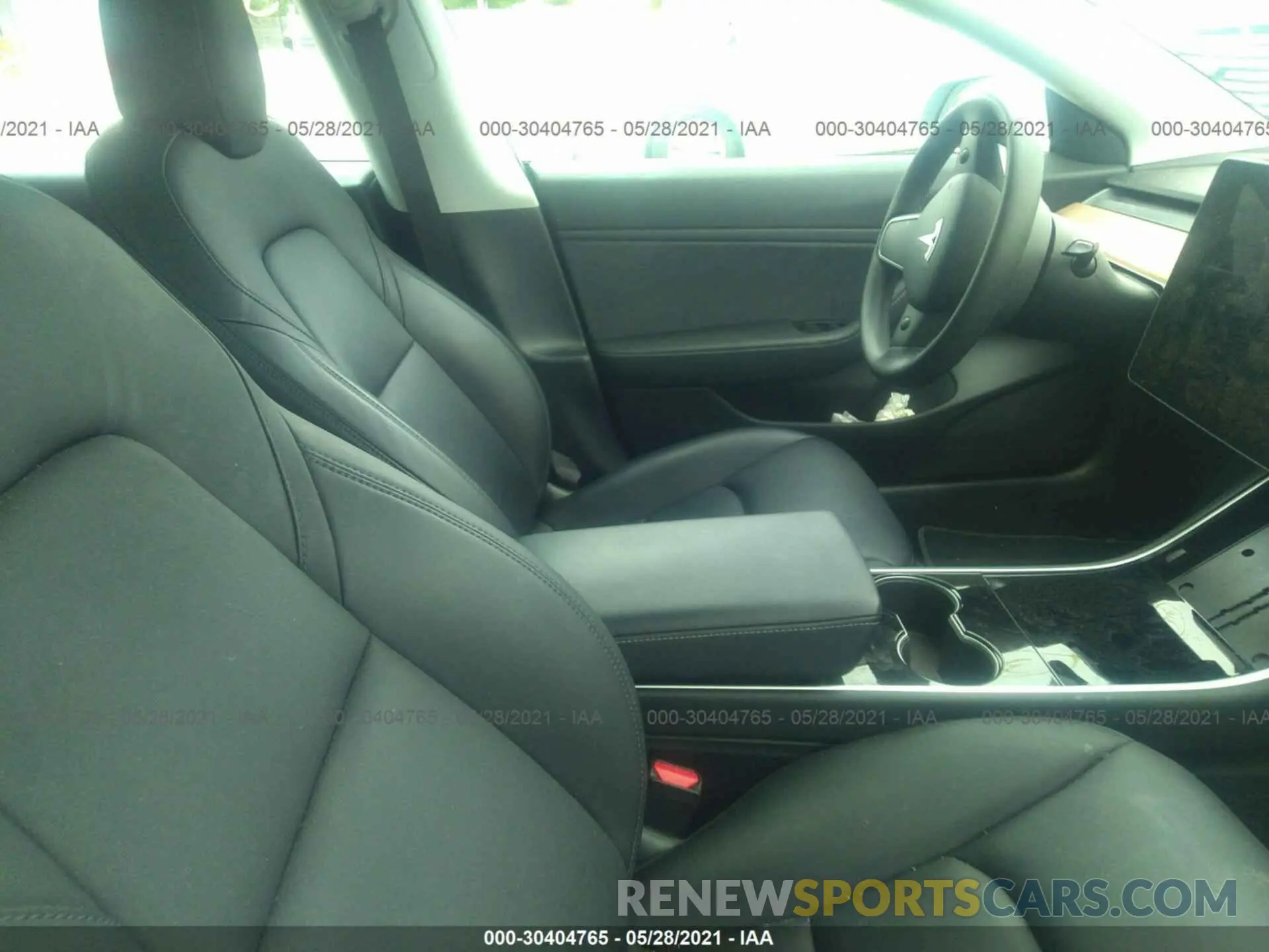 5 fotografías del automóvil dañado 5YJ3E1EB9KF469851 TESLA MODEL 3 2019