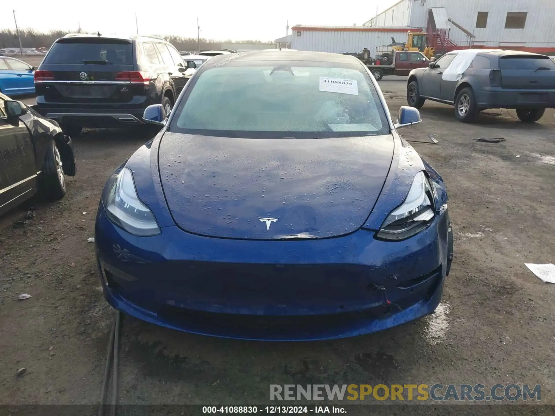 12 fotografías del automóvil dañado 5YJ3E1EB9KF477481 TESLA MODEL 3 2019