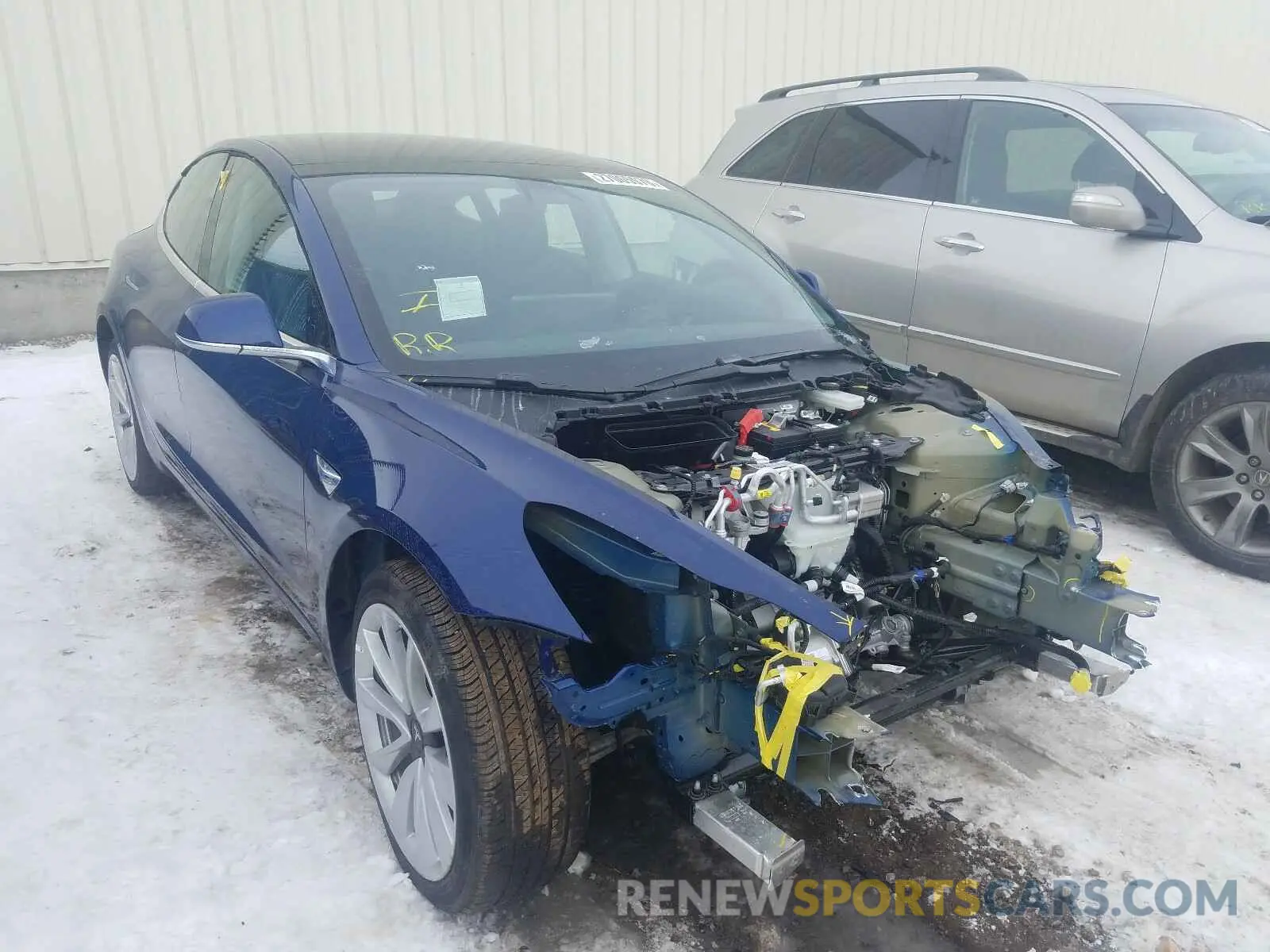 1 fotografías del automóvil dañado 5YJ3E1EB9KF495768 TESLA MODEL 3 2019