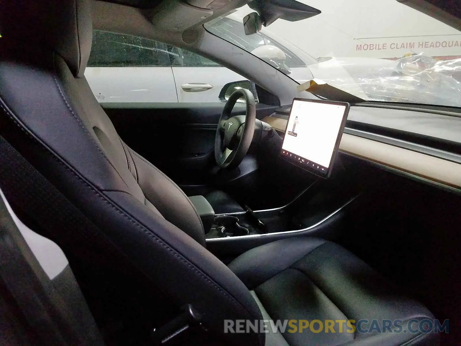 5 fotografías del automóvil dañado 5YJ3E1EB9KF495768 TESLA MODEL 3 2019
