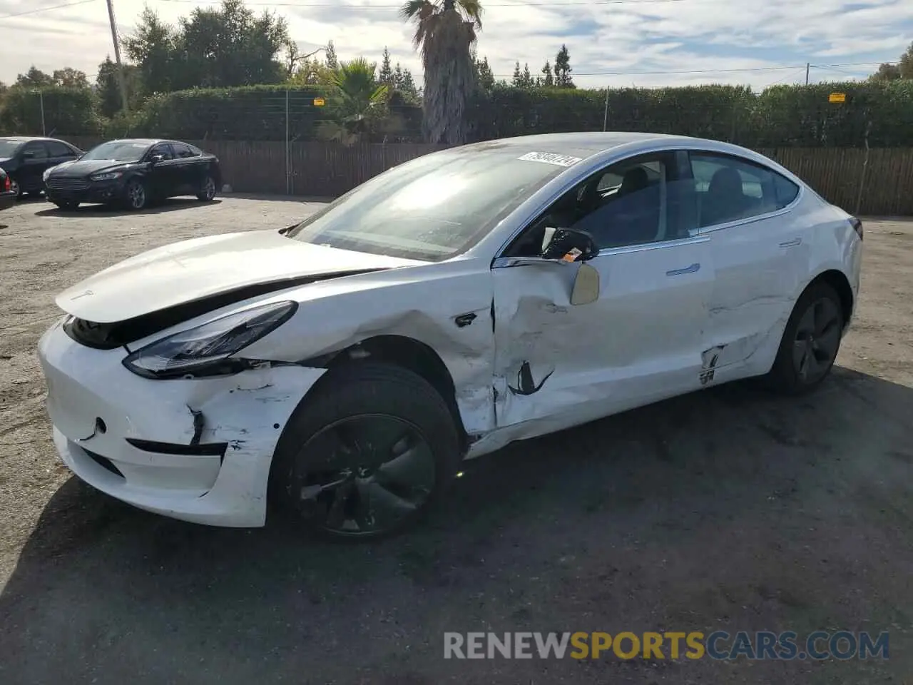 1 fotografías del automóvil dañado 5YJ3E1EB9KF511807 TESLA MODEL 3 2019