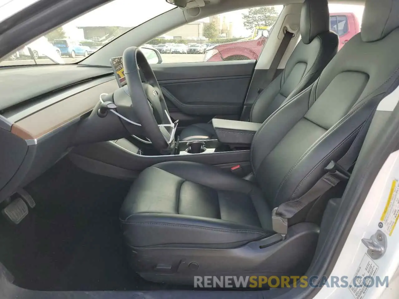 7 fotografías del automóvil dañado 5YJ3E1EB9KF511807 TESLA MODEL 3 2019