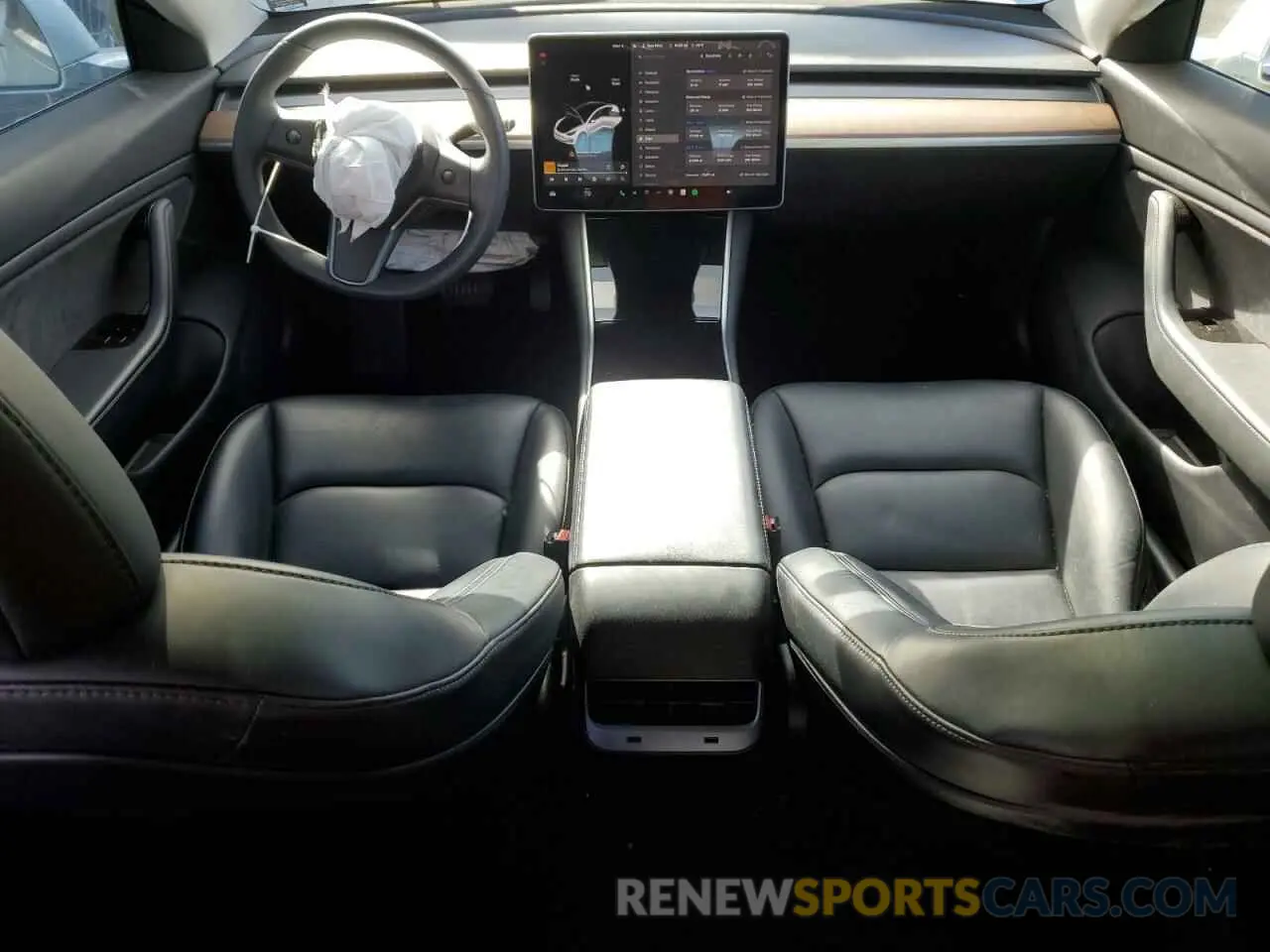 8 fotografías del automóvil dañado 5YJ3E1EB9KF512486 TESLA MODEL 3 2019