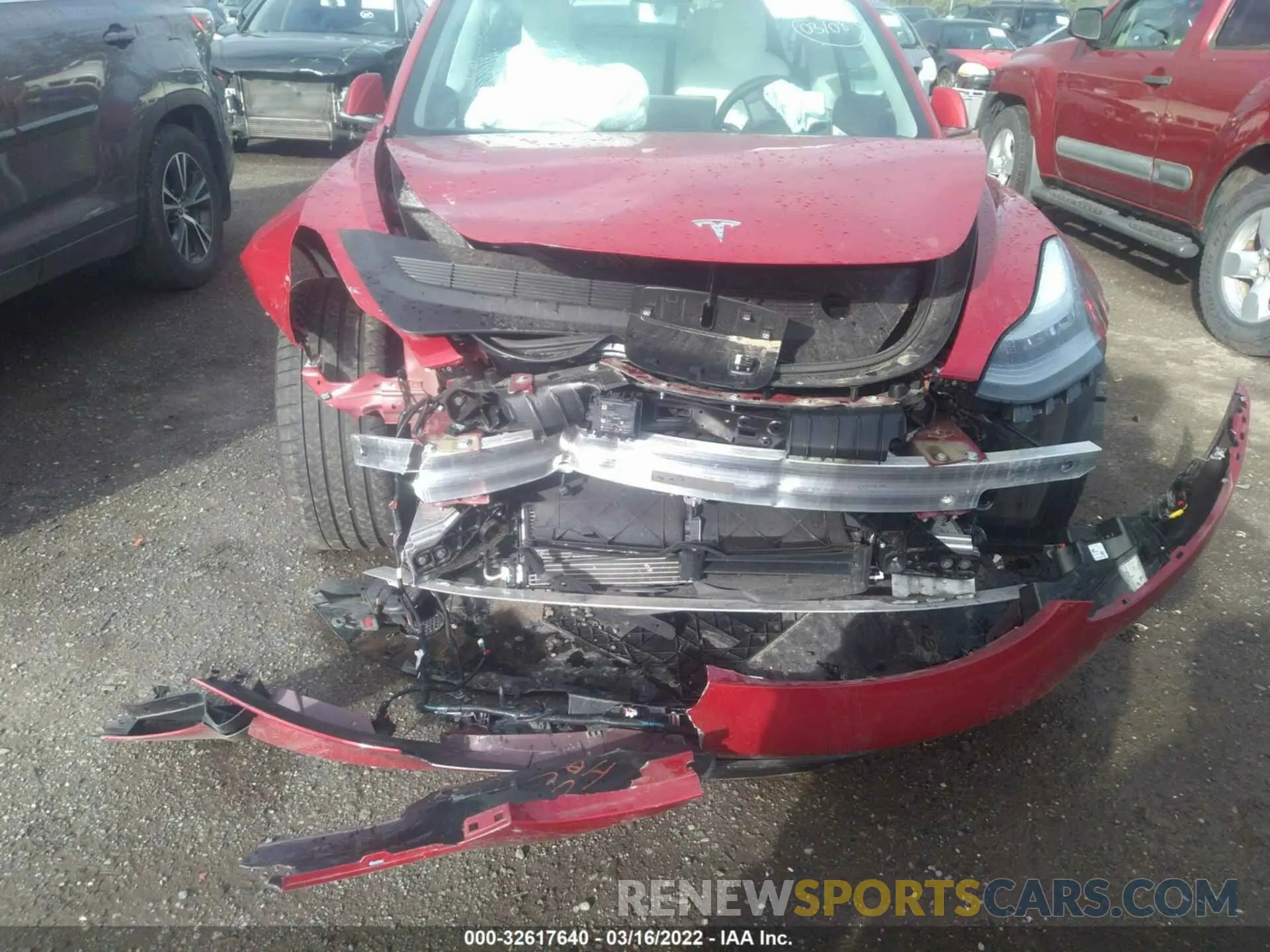 6 fotografías del automóvil dañado 5YJ3E1EB9KF528784 TESLA MODEL 3 2019
