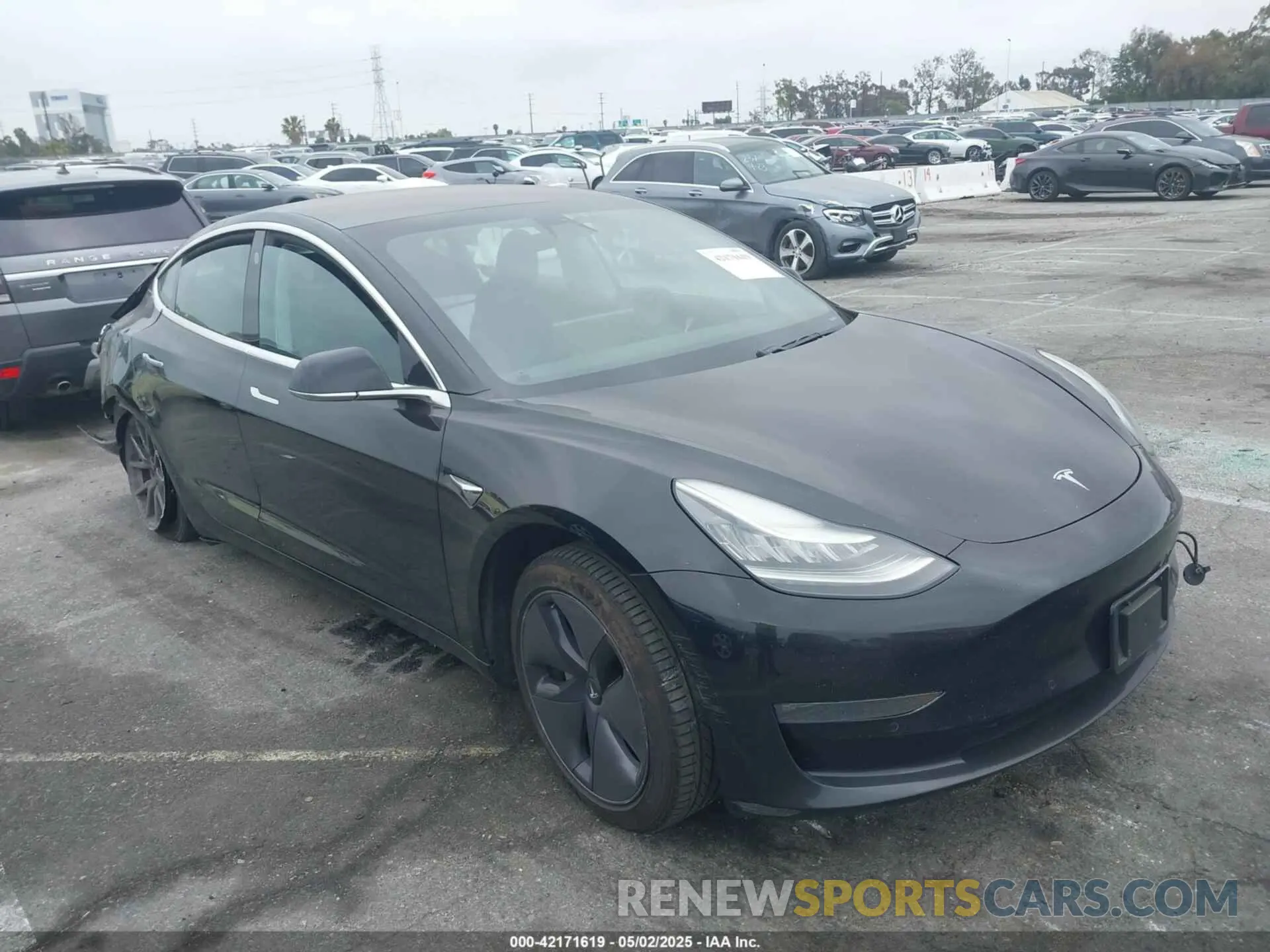 1 fotografías del automóvil dañado 5YJ3E1EBBKF208599 TESLA MODEL 3 2019