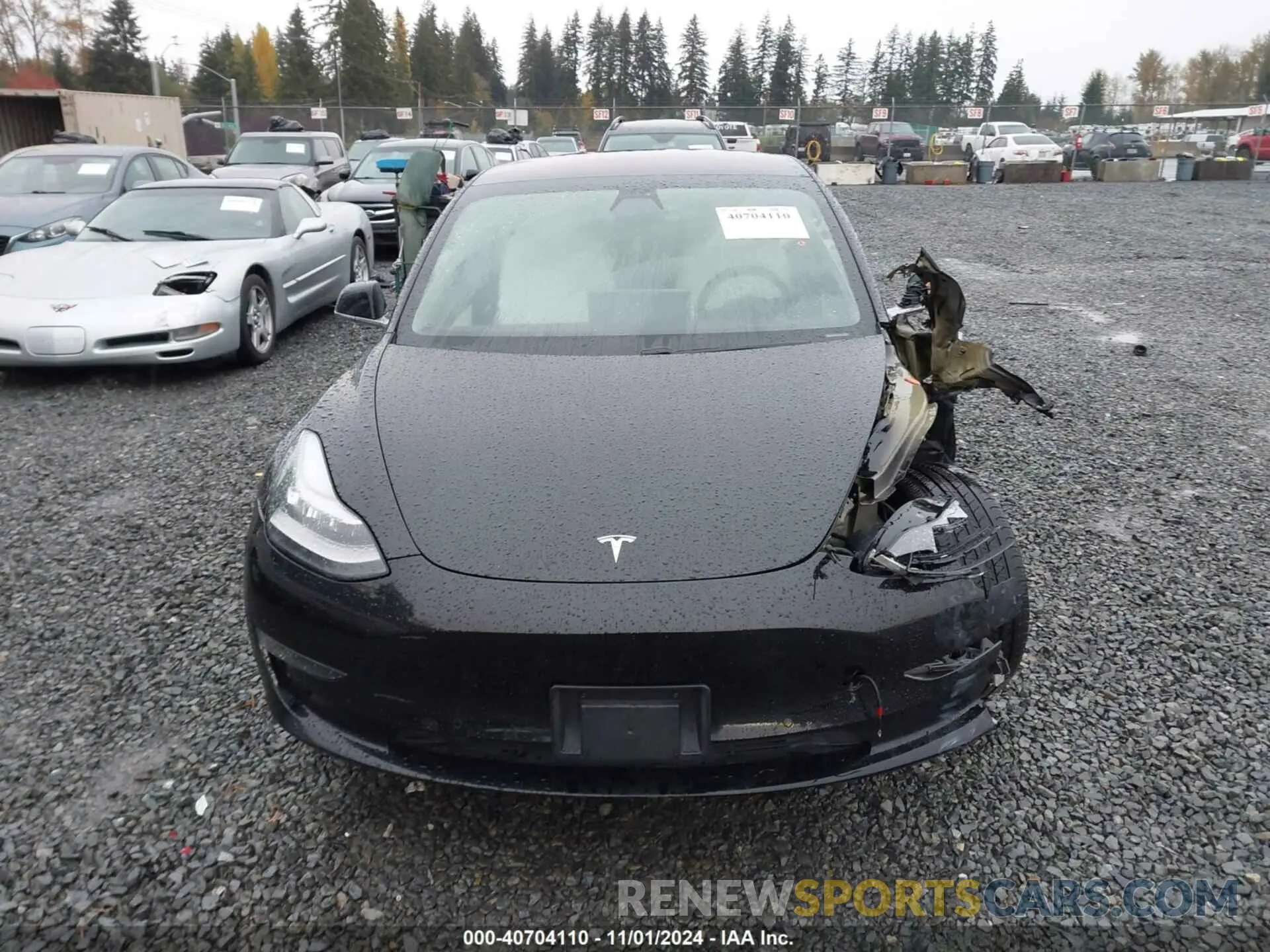 11 fotografías del automóvil dañado 5YJ3E1EBXKF192448 TESLA MODEL 3 2019