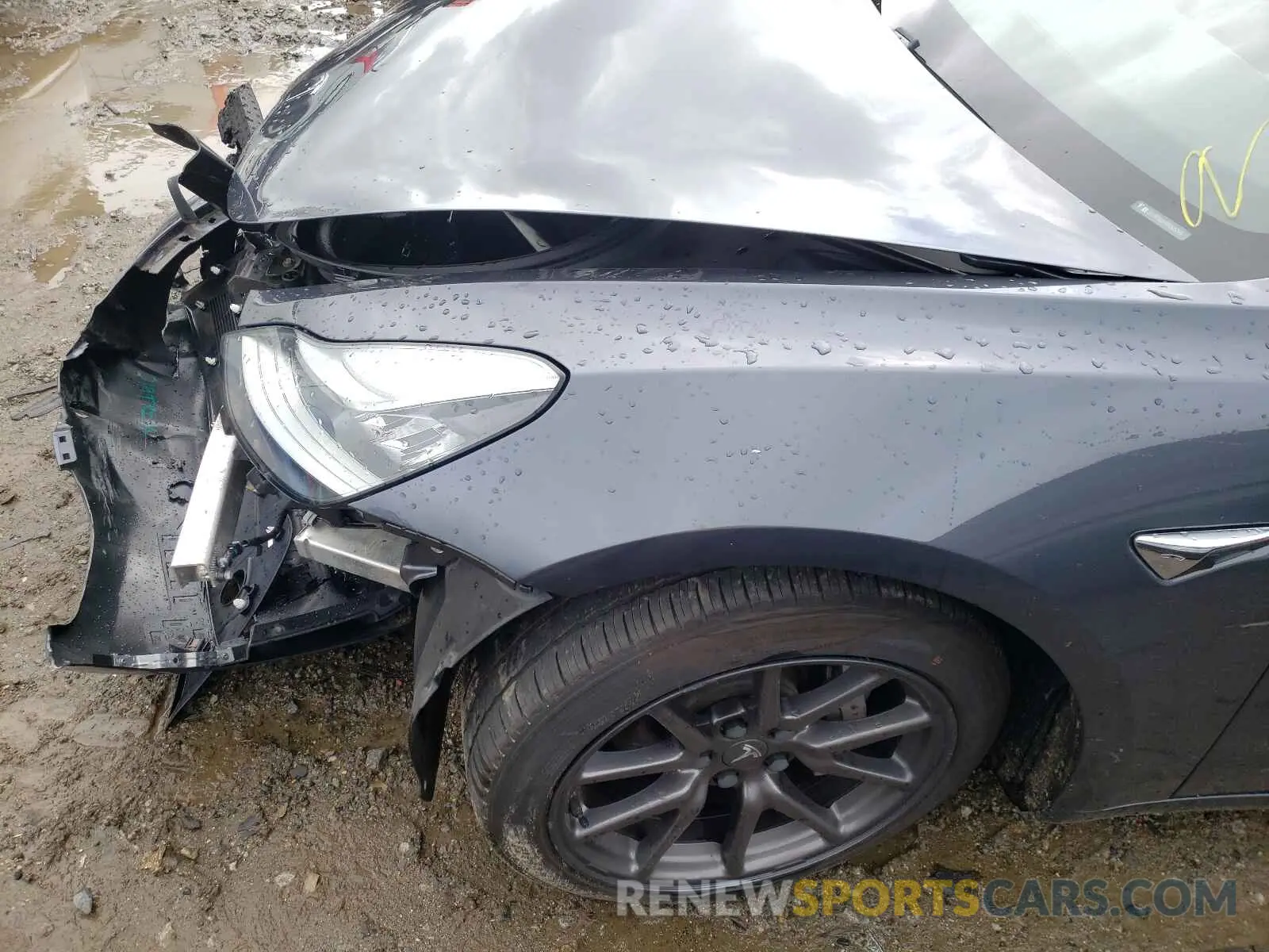 10 fotografías del automóvil dañado 5YJ3E1EBXKF205795 TESLA MODEL 3 2019