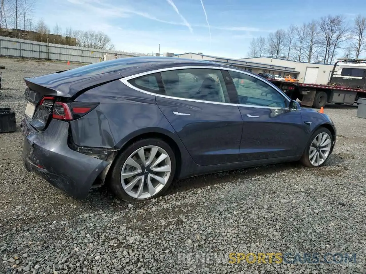 3 fotografías del automóvil dañado 5YJ3E1EBXKF389264 TESLA MODEL 3 2019