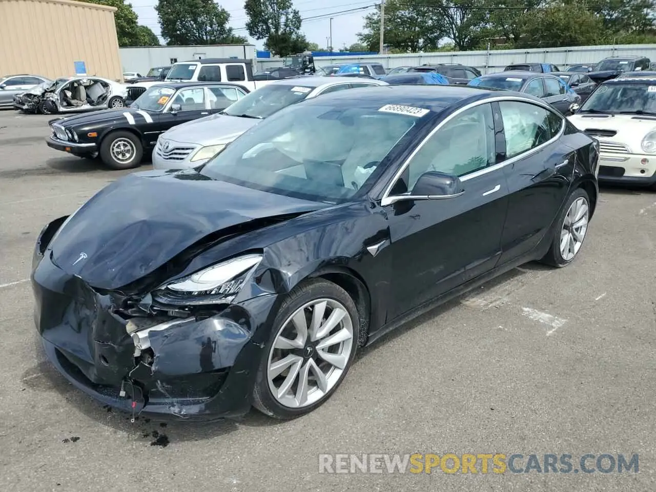 1 fotografías del automóvil dañado 5YJ3E1EBXKF392259 TESLA MODEL 3 2019