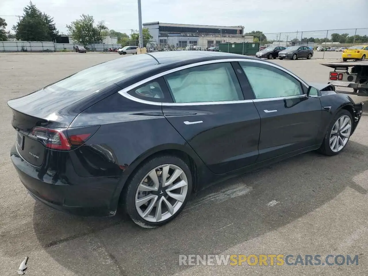 3 fotografías del automóvil dañado 5YJ3E1EBXKF392259 TESLA MODEL 3 2019