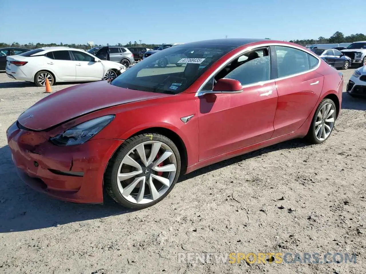 1 fotografías del automóvil dañado 5YJ3E1EBXKF413546 TESLA MODEL 3 2019