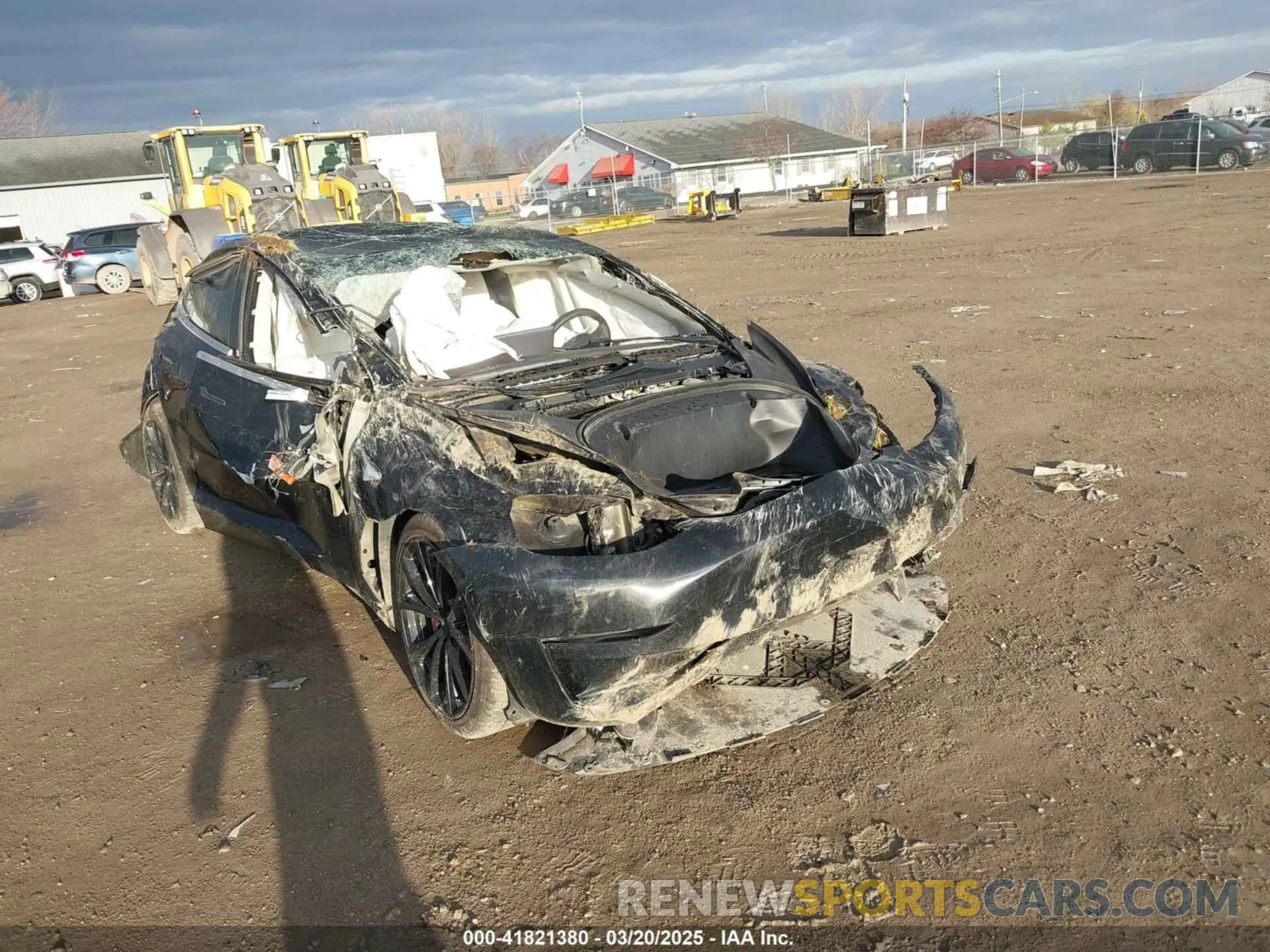 6 fotografías del automóvil dañado 5YJ3E1EBXKF413708 TESLA MODEL 3 2019