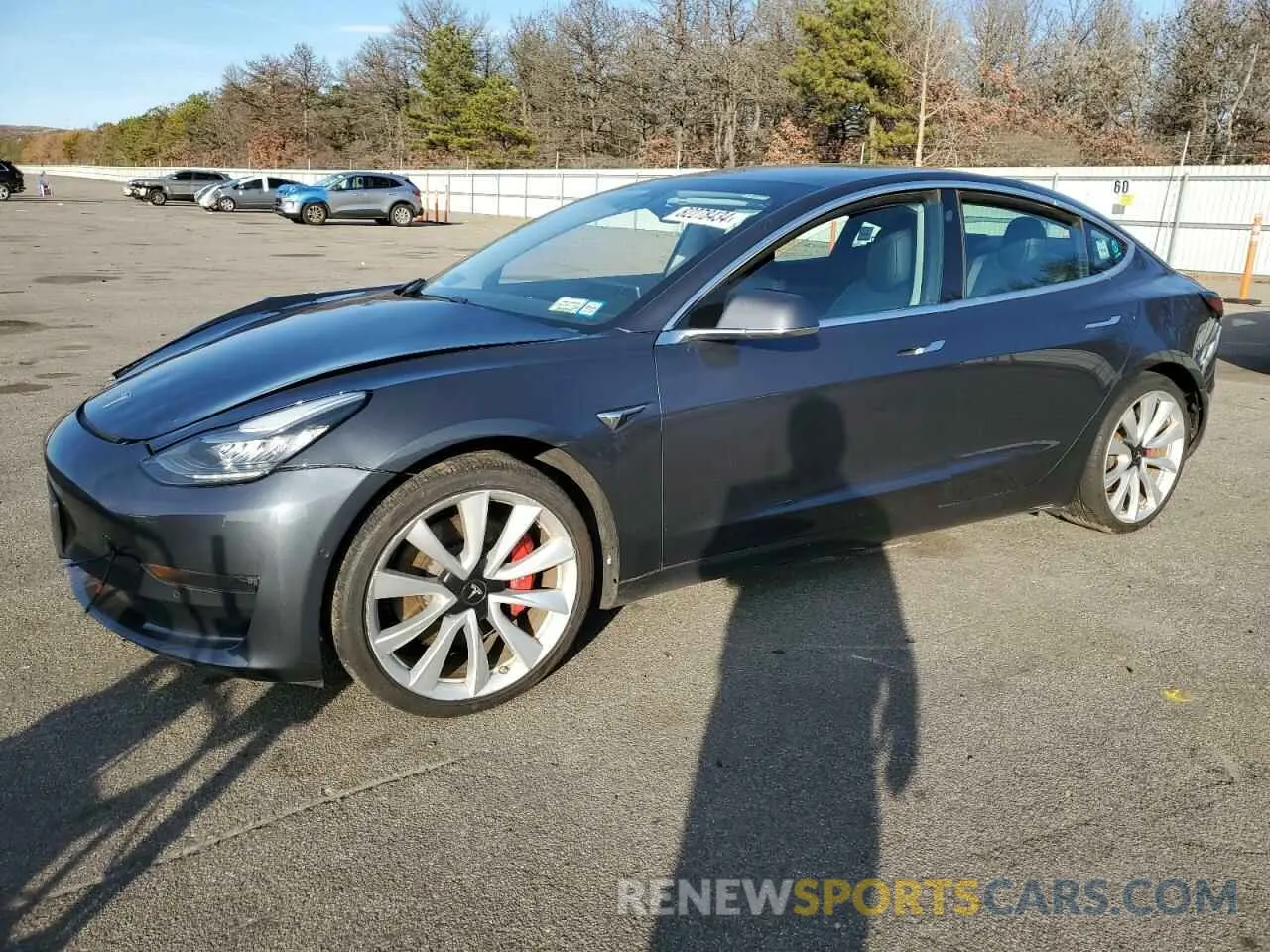 1 fotografías del automóvil dañado 5YJ3E1EBXKF441301 TESLA MODEL 3 2019