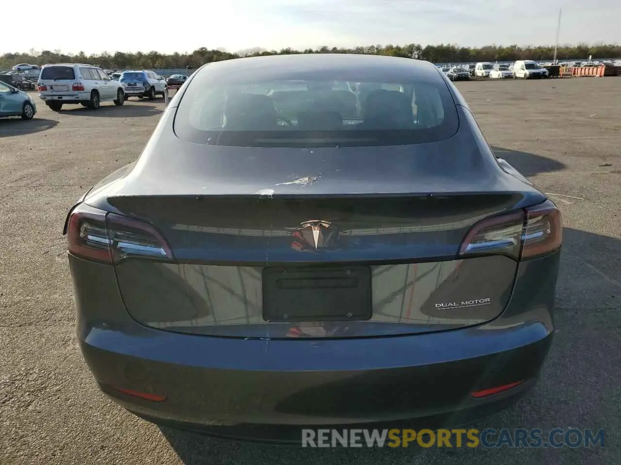 6 fotografías del automóvil dañado 5YJ3E1EBXKF441301 TESLA MODEL 3 2019