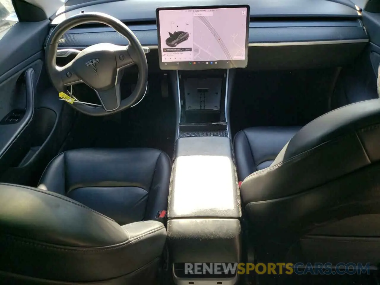 8 fotografías del automóvil dañado 5YJ3E1EBXKF451522 TESLA MODEL 3 2019
