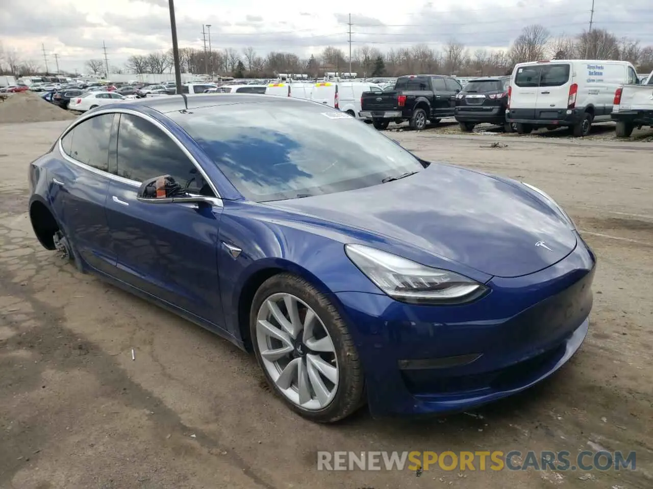 1 fotografías del automóvil dañado 5YJ3E1EBXKF453920 TESLA MODEL 3 2019
