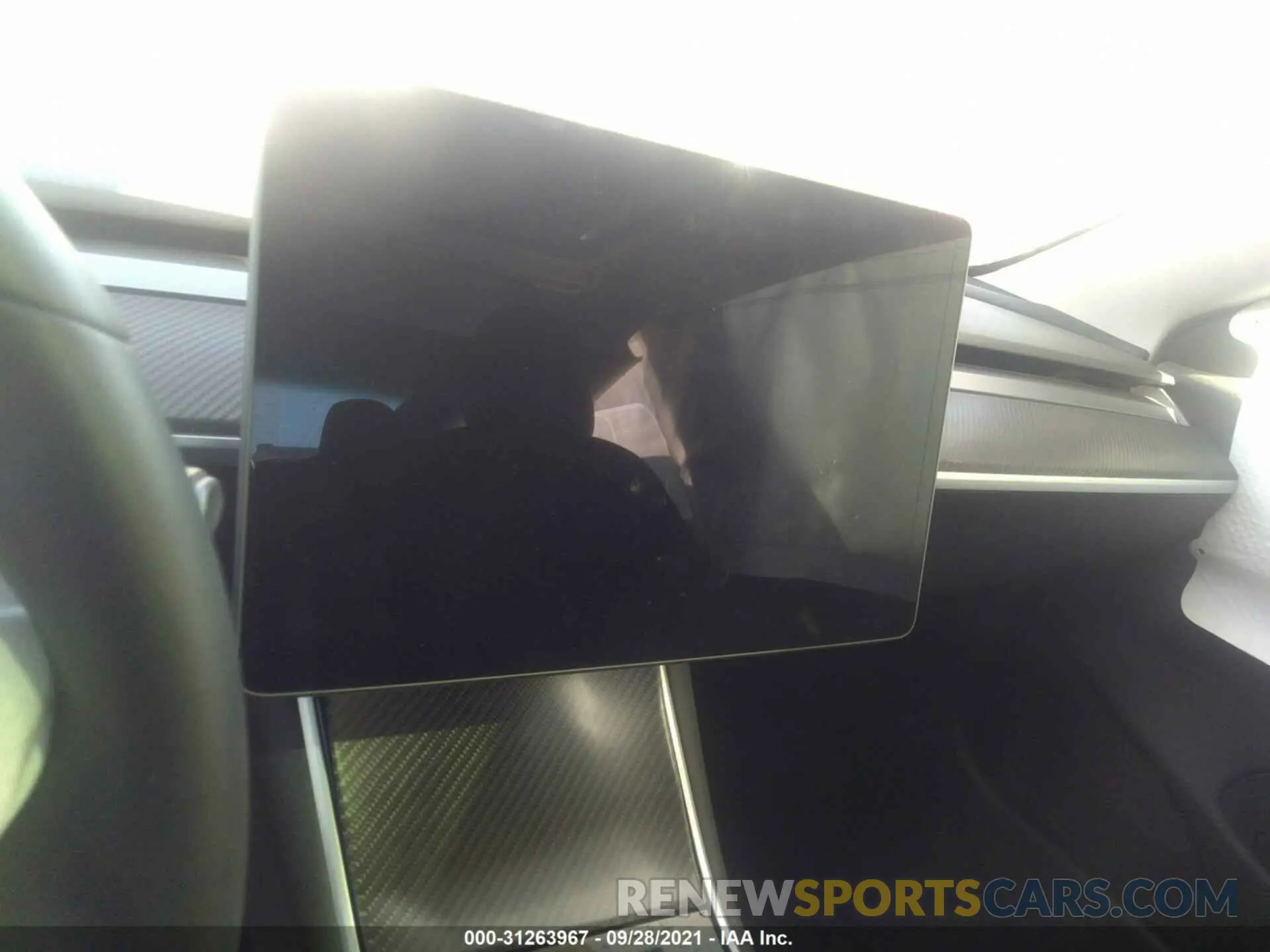 7 fotografías del automóvil dañado 5YJ3E1EBXKF487212 TESLA MODEL 3 2019