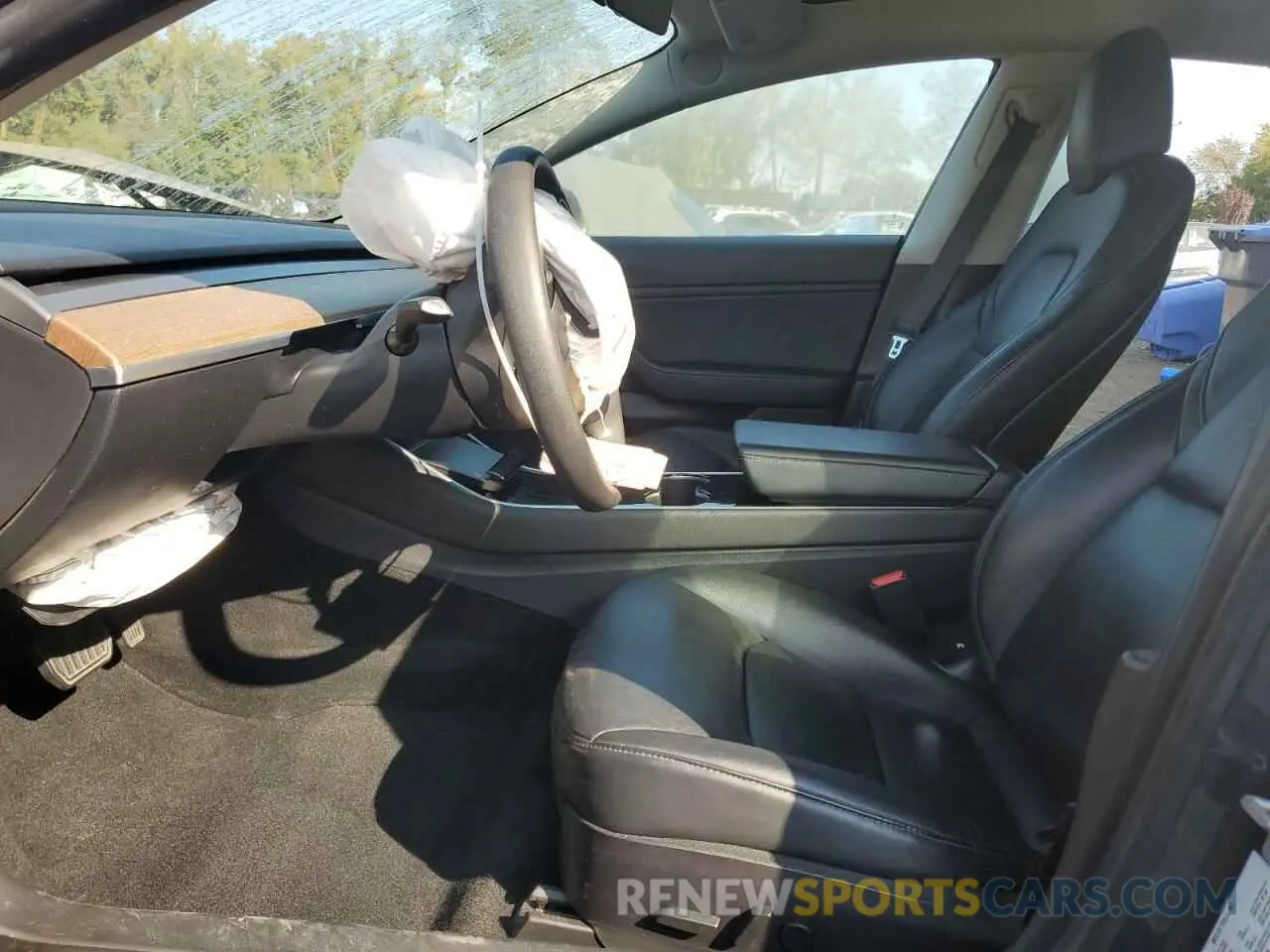 7 fotografías del automóvil dañado 5YJ3E1EBXKF520760 TESLA MODEL 3 2019