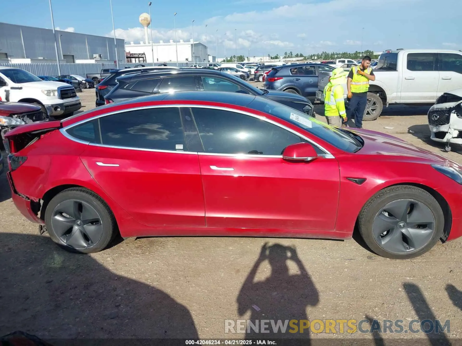 12 fotografías del automóvil dañado 5YJ3E1EA0LF611657 TESLA MODEL 3 2020