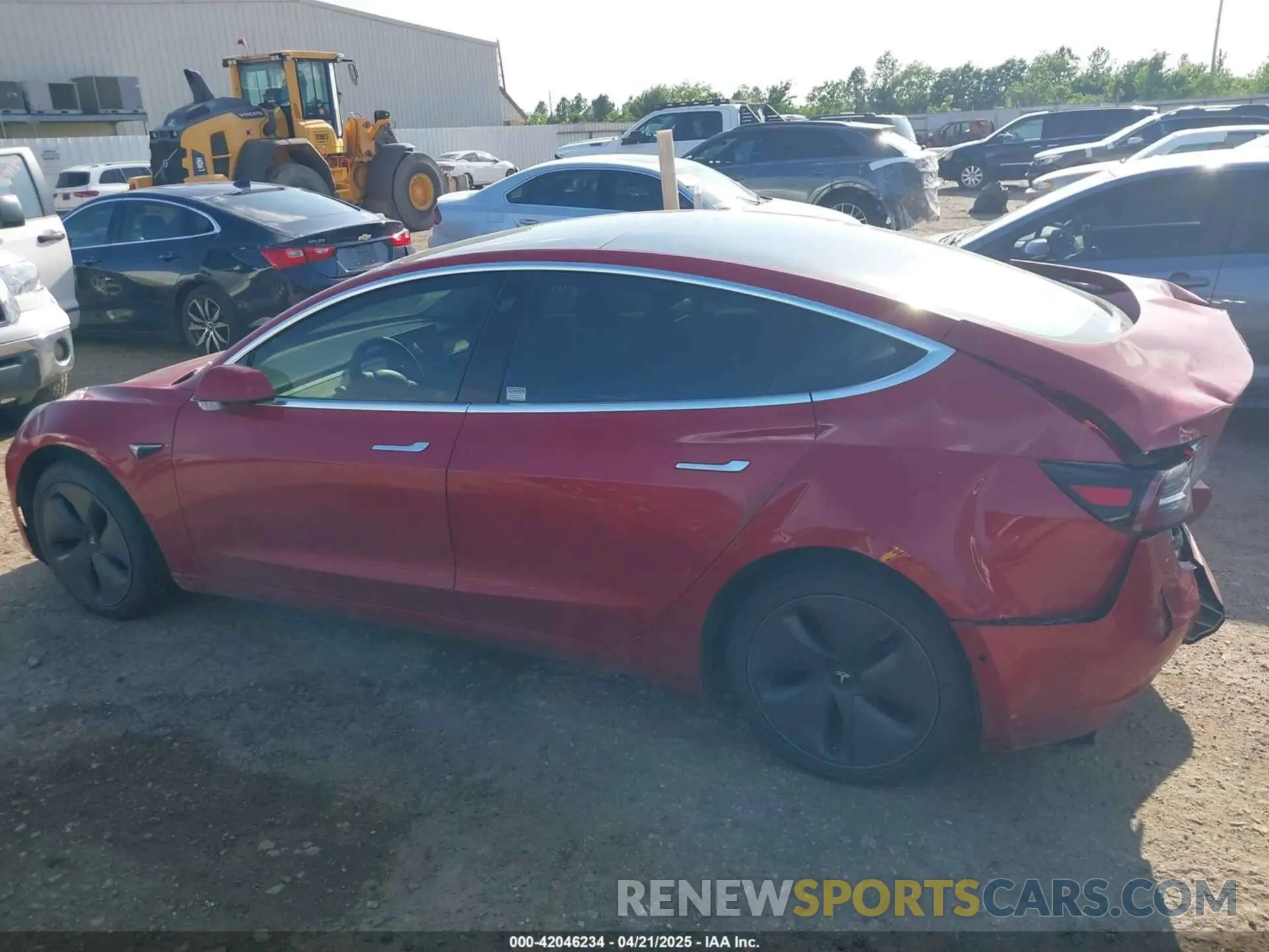 13 fotografías del automóvil dañado 5YJ3E1EA0LF611657 TESLA MODEL 3 2020