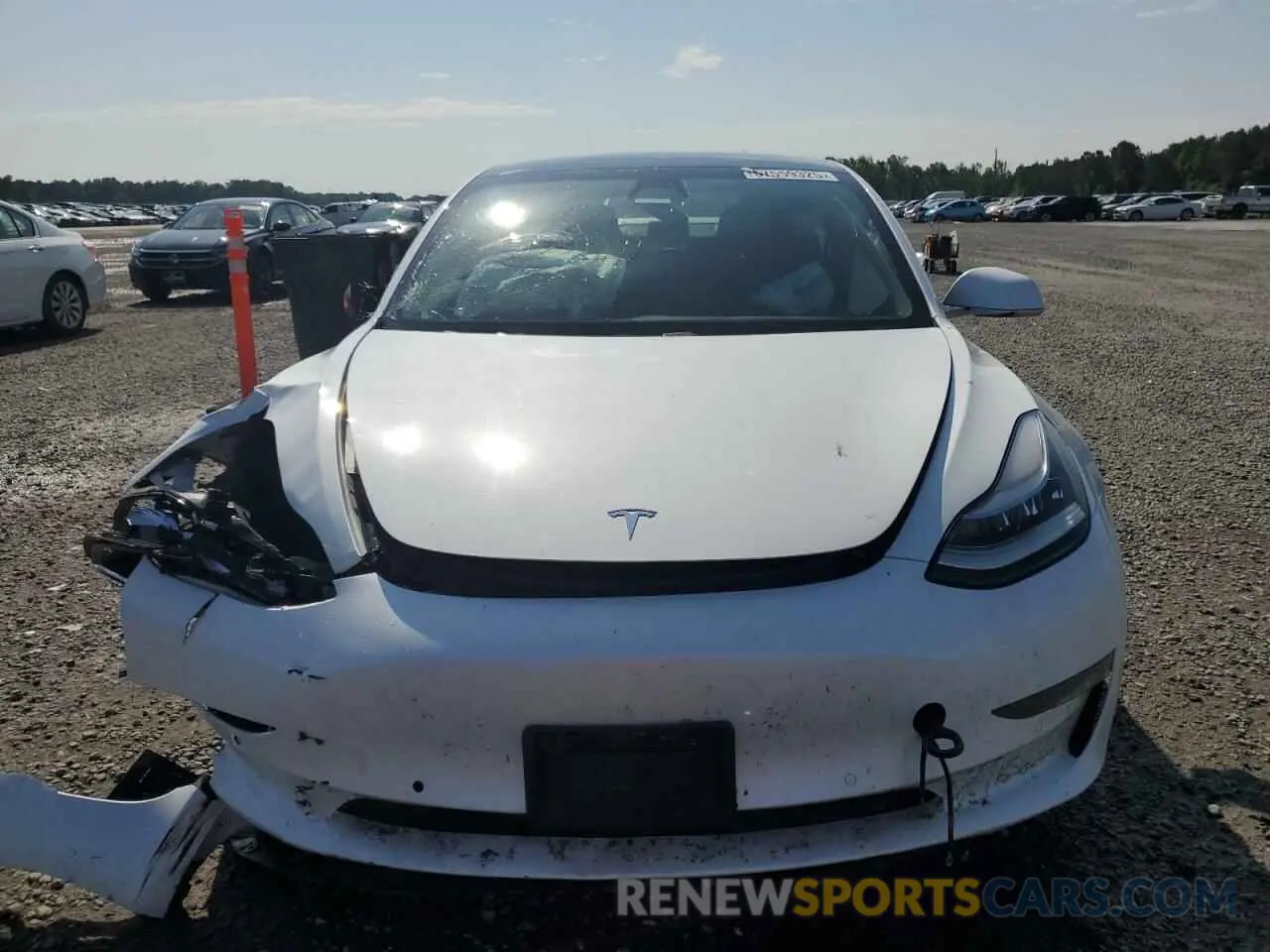 5 fotografías del automóvil dañado 5YJ3E1EA0LF631844 TESLA MODEL 3 2020