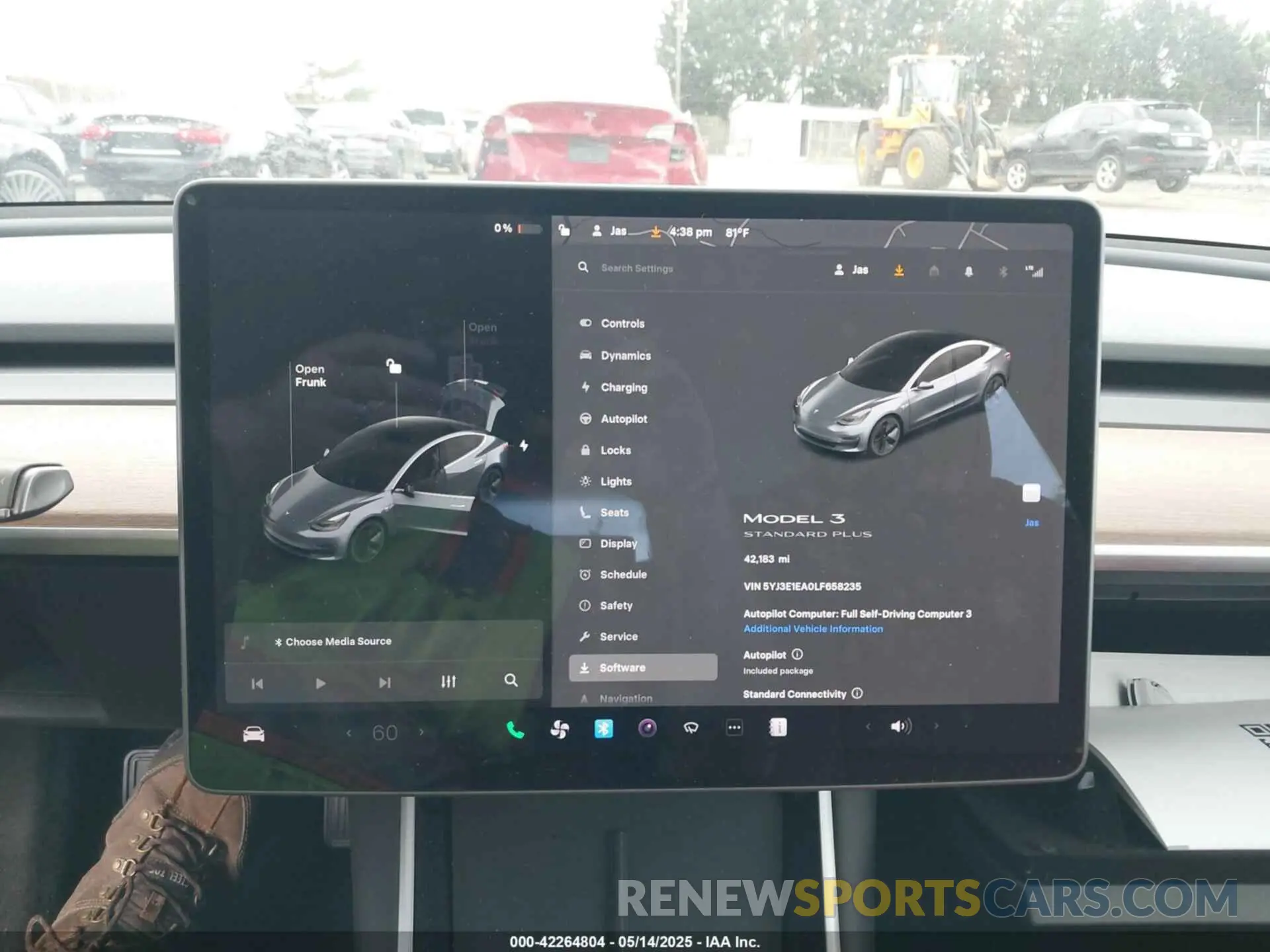 11 fotografías del automóvil dañado 5YJ3E1EA0LF658235 TESLA MODEL 3 2020
