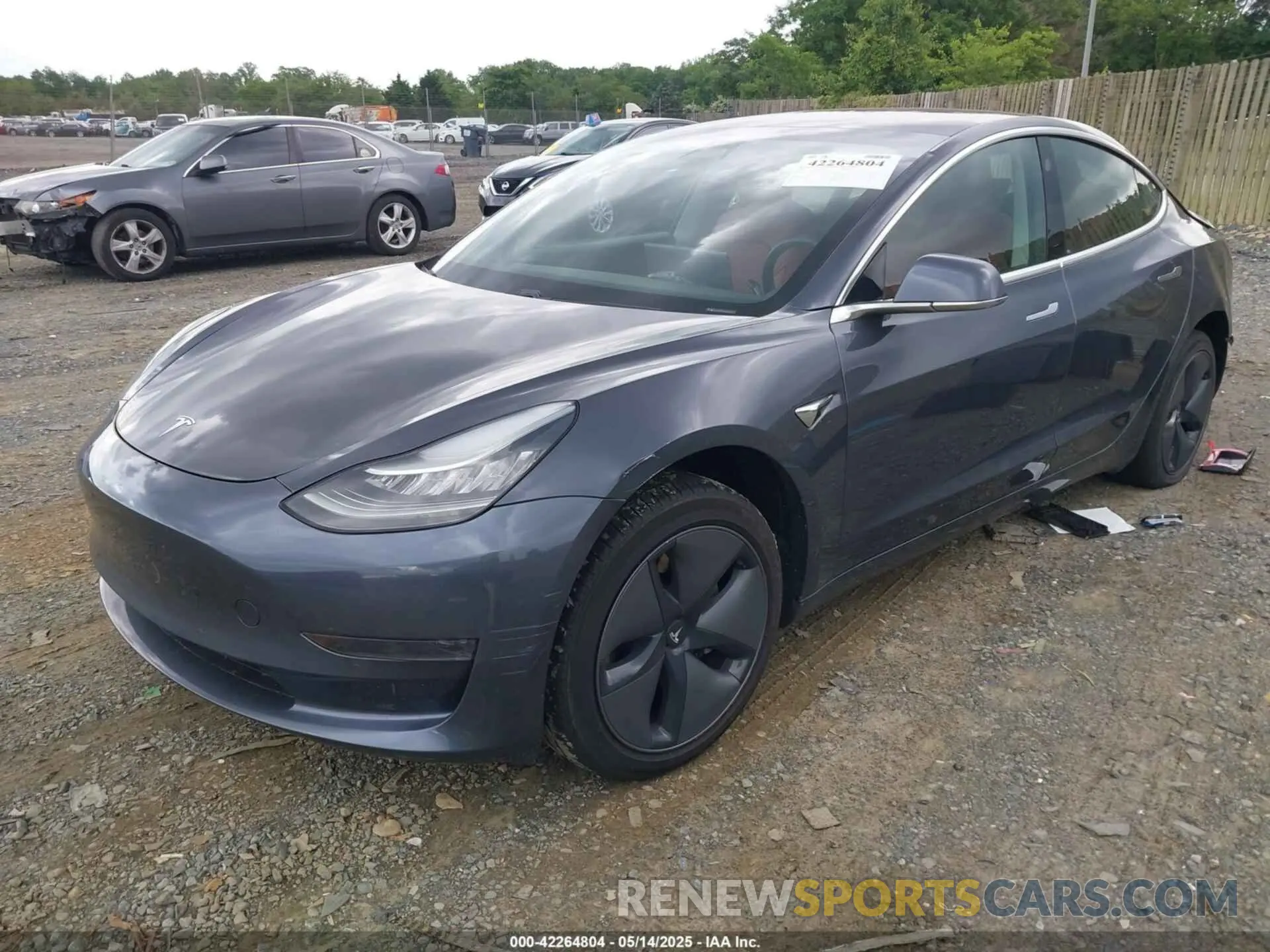 2 fotografías del automóvil dañado 5YJ3E1EA0LF658235 TESLA MODEL 3 2020