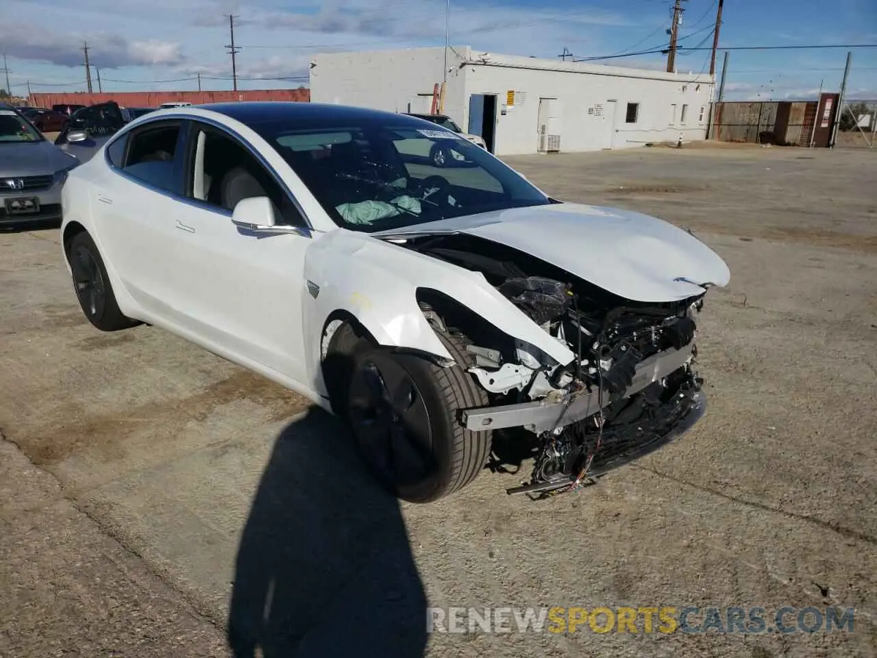1 fotografías del automóvil dañado 5YJ3E1EA0LF660597 TESLA MODEL 3 2020