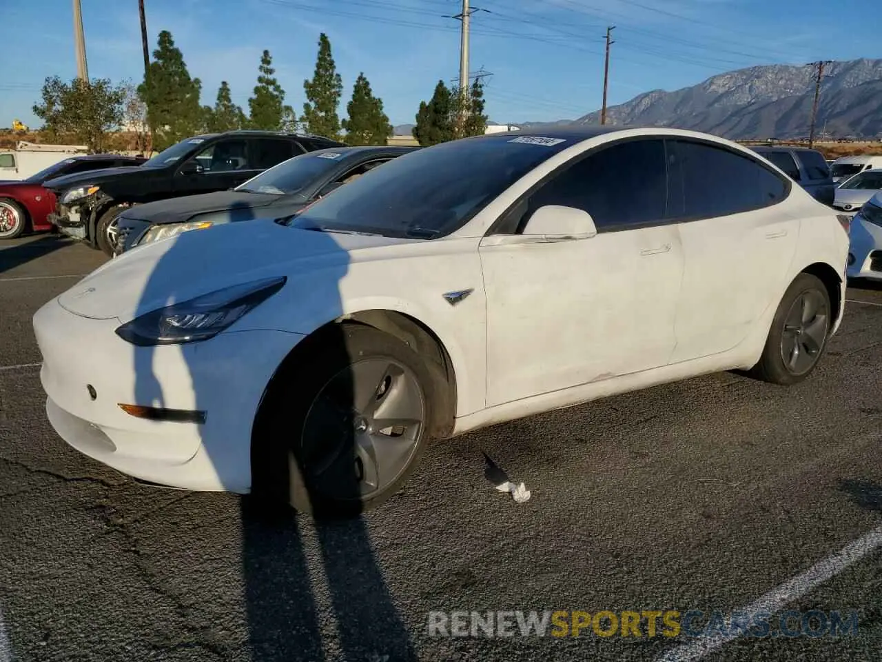 1 fotografías del automóvil dañado 5YJ3E1EA0LF703593 TESLA MODEL 3 2020