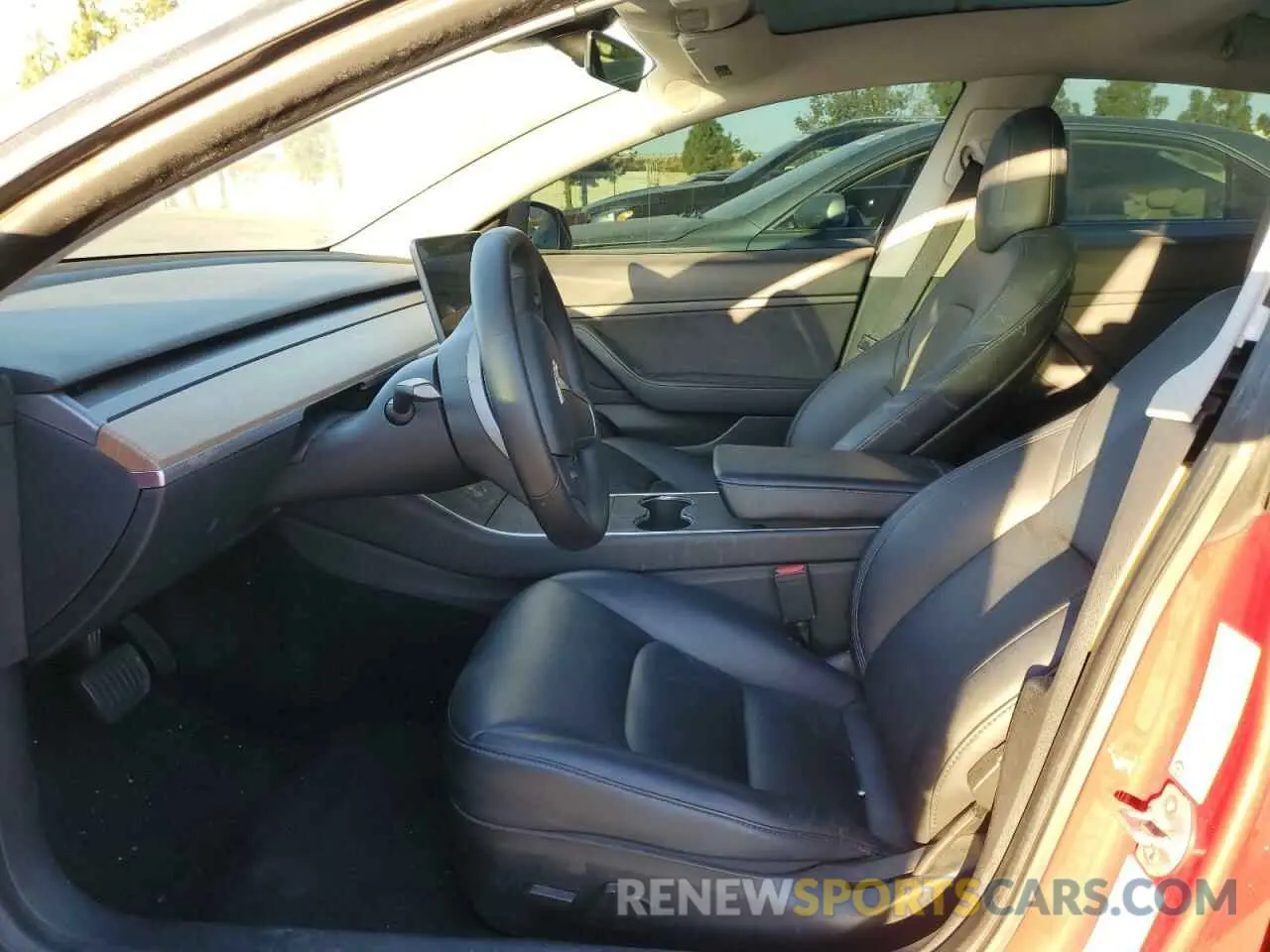 7 fotografías del automóvil dañado 5YJ3E1EA0LF703593 TESLA MODEL 3 2020