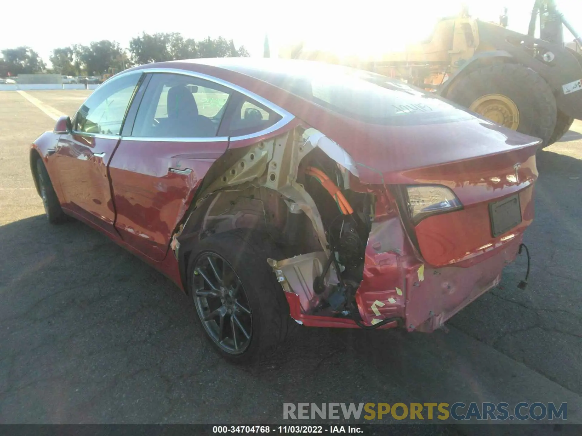 3 fotografías del automóvil dañado 5YJ3E1EA0LF703609 TESLA MODEL 3 2020