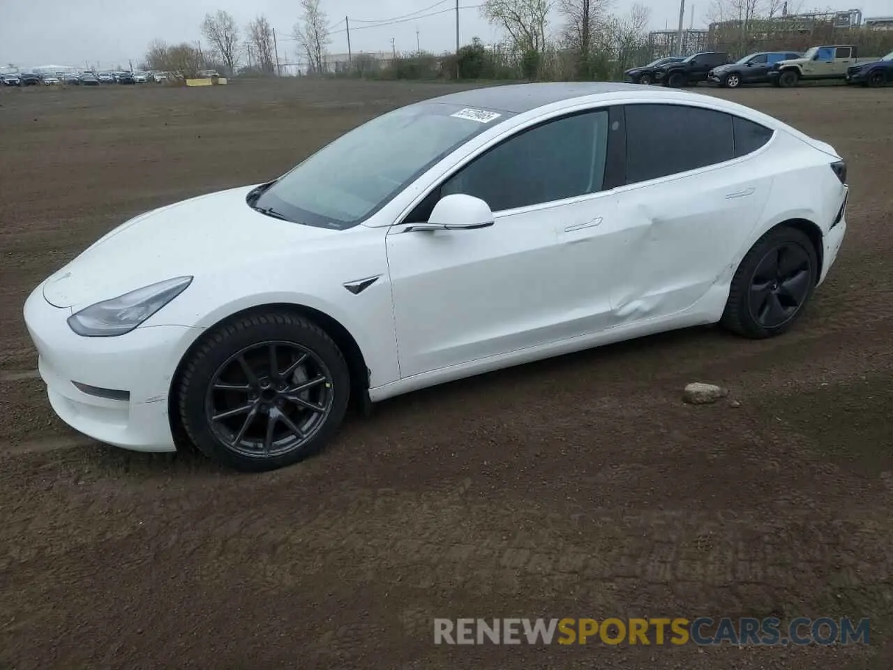 1 fotografías del automóvil dañado 5YJ3E1EA0LF715713 TESLA MODEL 3 2020