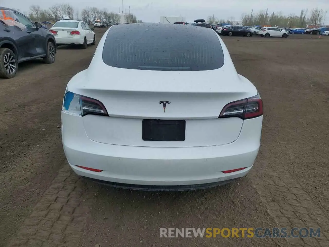 6 fotografías del automóvil dañado 5YJ3E1EA0LF715713 TESLA MODEL 3 2020